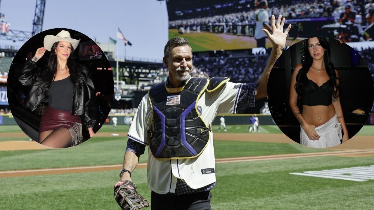 Randy Johnson's daughter Willow pairs Alexandria bikini top with Vanessa bottoms from L'AGENCE on her Euro summer getaway in Greece