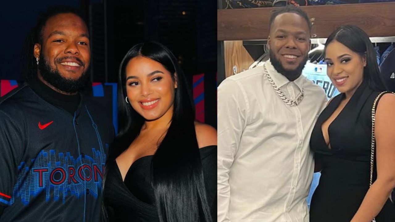 Vladimir Guerrero Jr.'s wife Nathalie turns up glamor in black bodysuit and asymmetric skirt in latest mirror selfie from New York