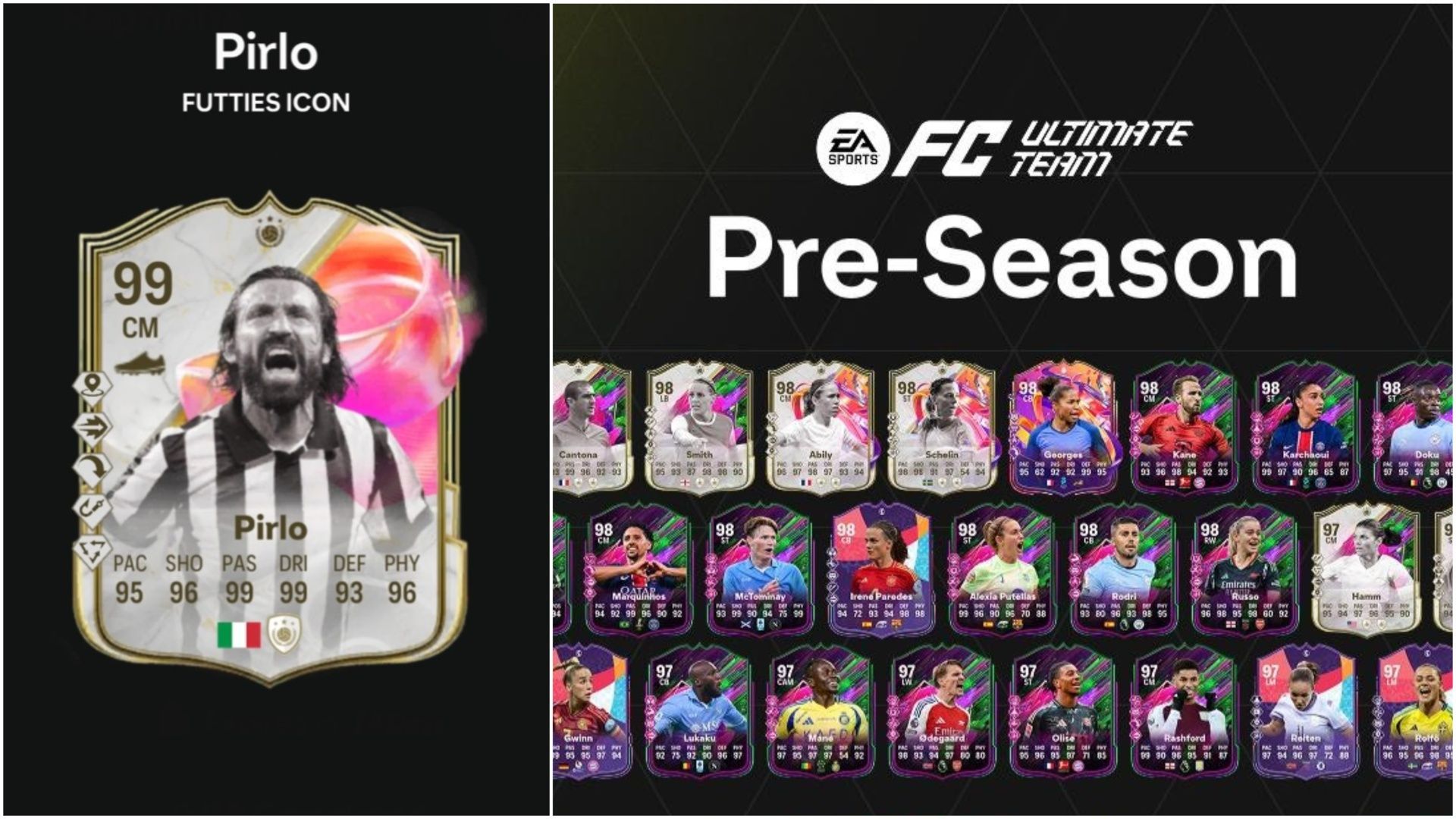EA FC 25 Andrea Pirlo FUTTIES Icon SBC: All tasks and cheapest solutions
