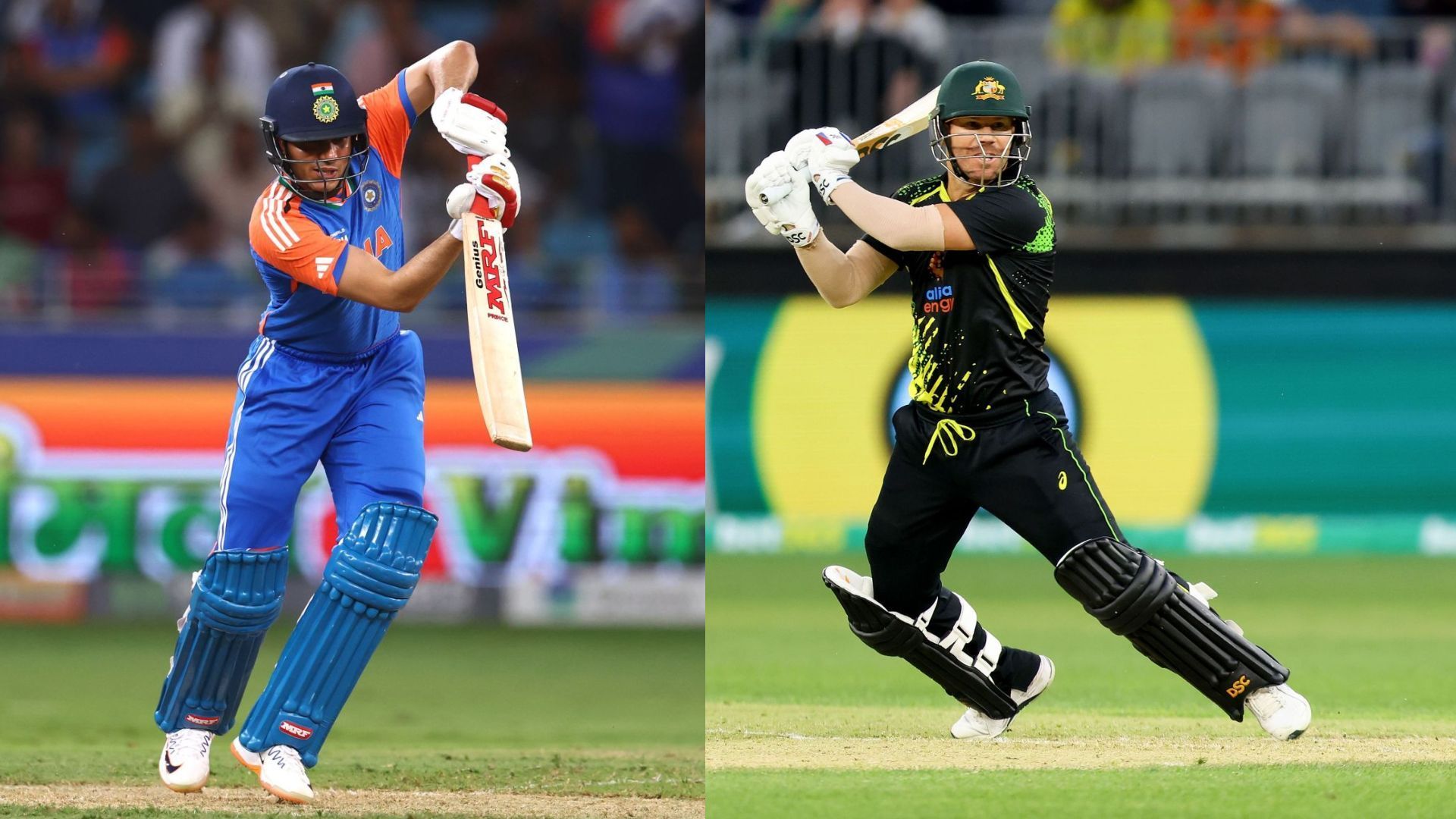 Shubman Gill vs David Warner - comparing their stats after 22 T20Is