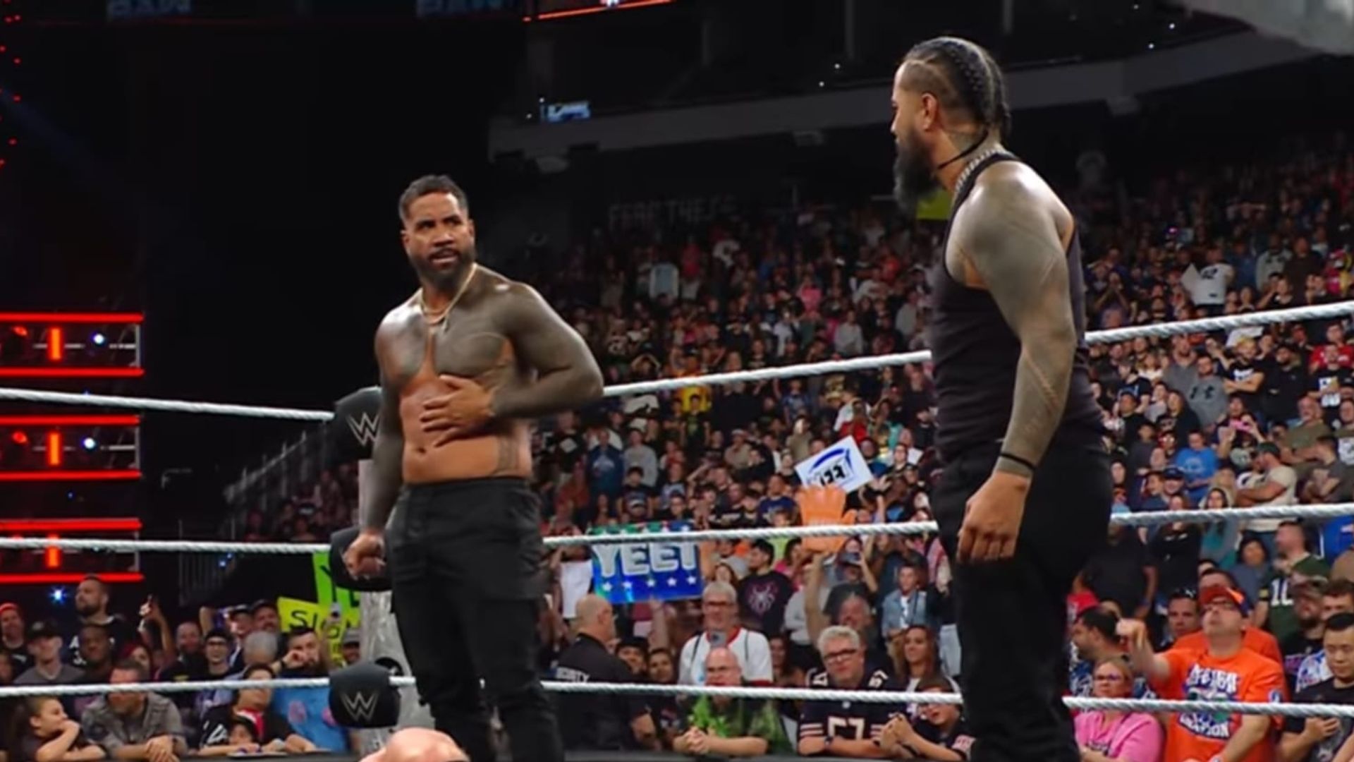 Jey Uso sends a two-word message after suddenly turning heel on WWE RAW