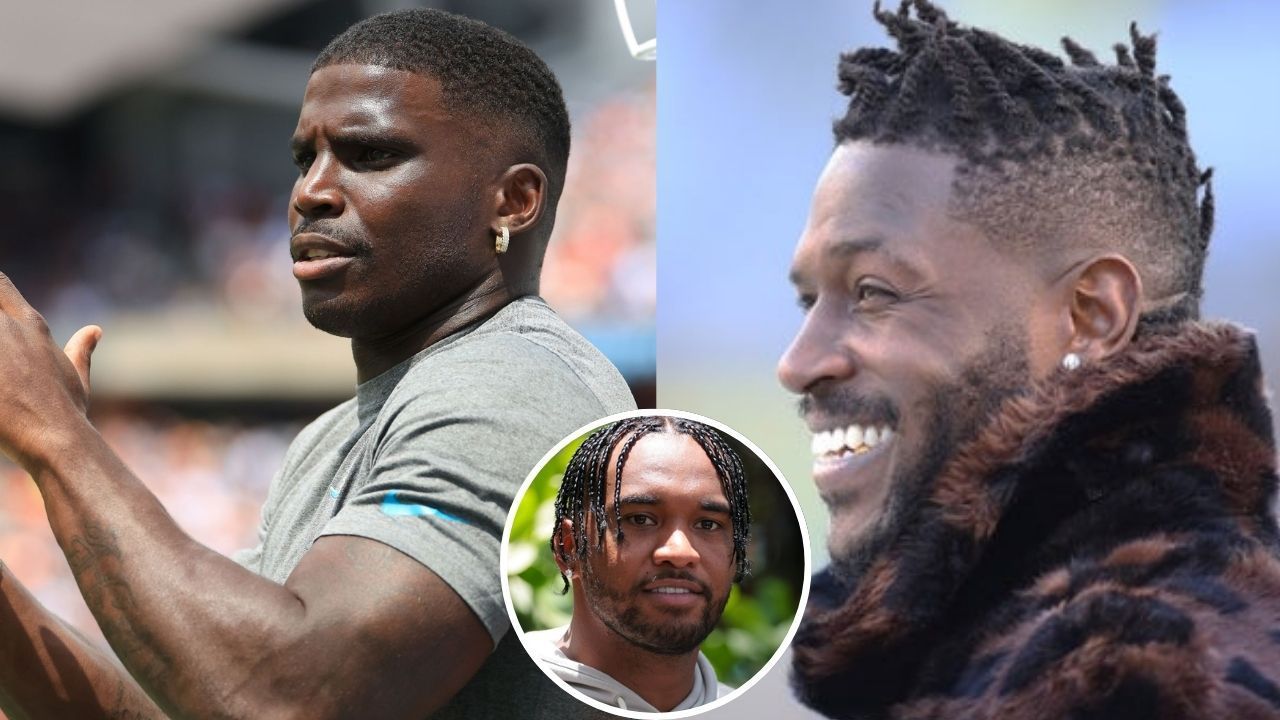 Antonio Brown predicts timeline for blockbuster Tyreek Hill-Steelers trade moments after Dolphins WR crashes out on sidelines vs. Colts