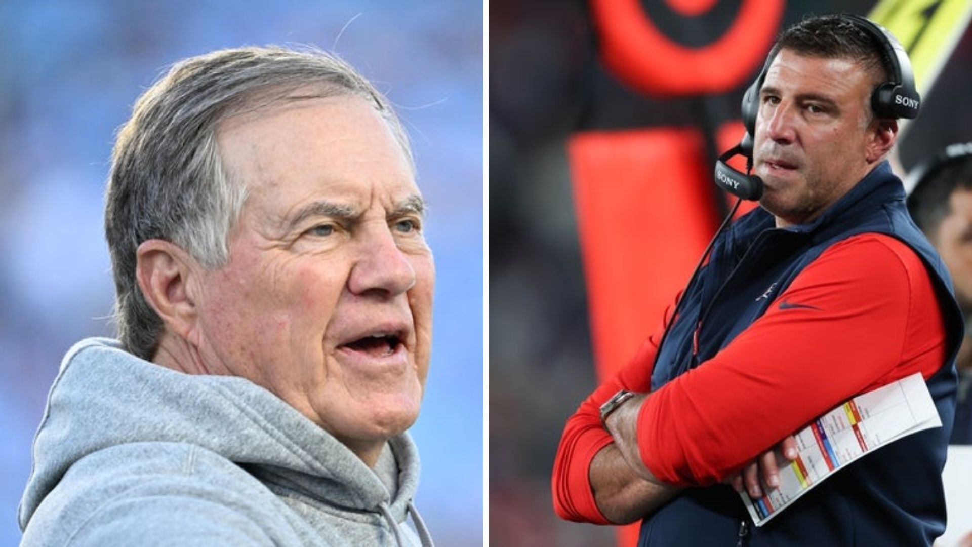 Patriots HC Mike Vrabel gets candid about Bill Belichick's debut with UNC turns into blowout loss to TCU