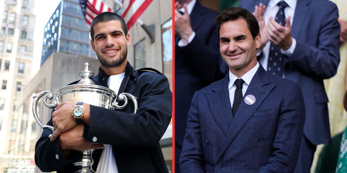 "This is diabolical";"In his Roger Federer era" - Fans divided over Carlos Alcaraz's surprising platinum blonde makeover after US Open win