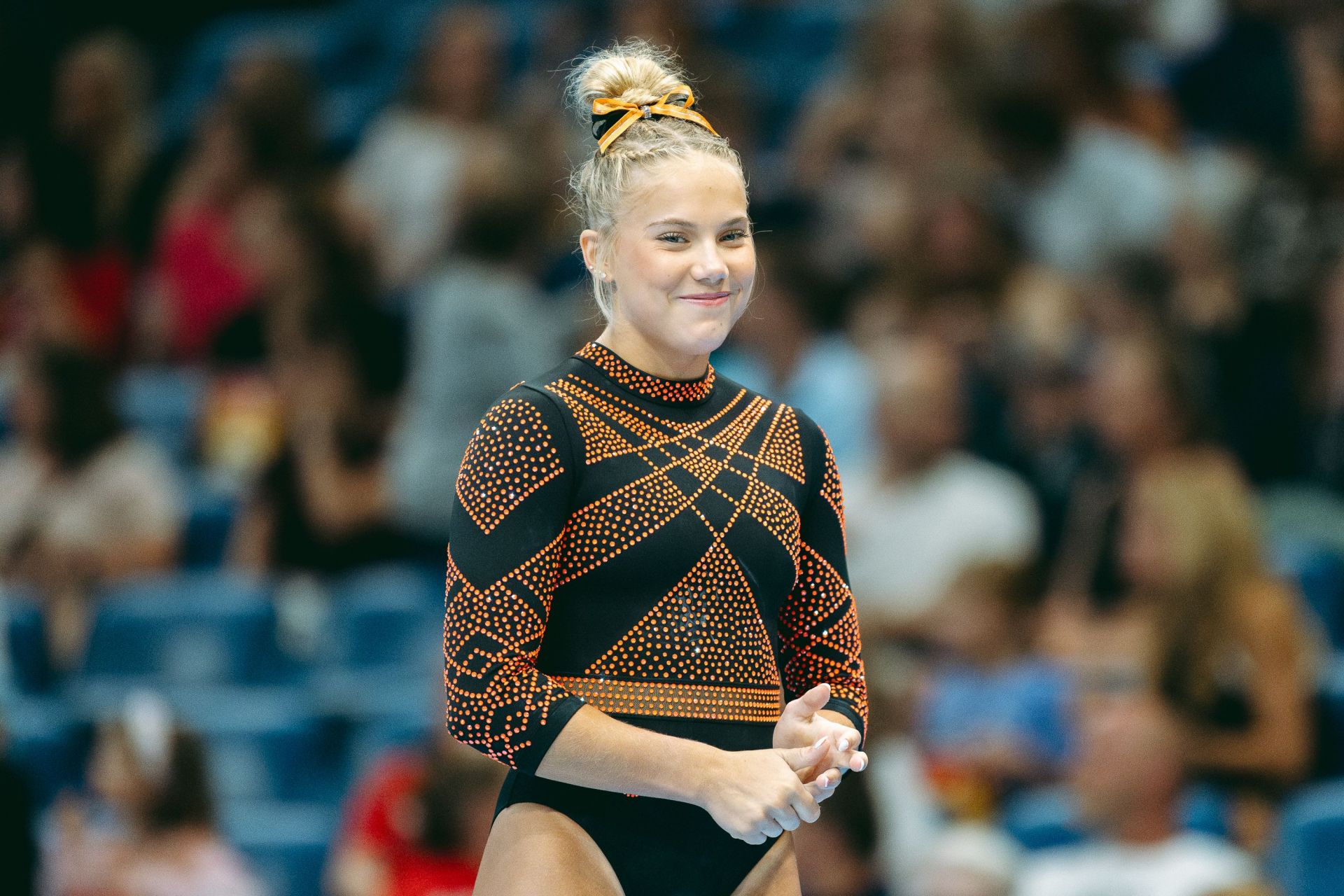 Olivia Dunne’s ex-team LSU Tigers boosted by commitment from US Classic floor champion Reese Esponda