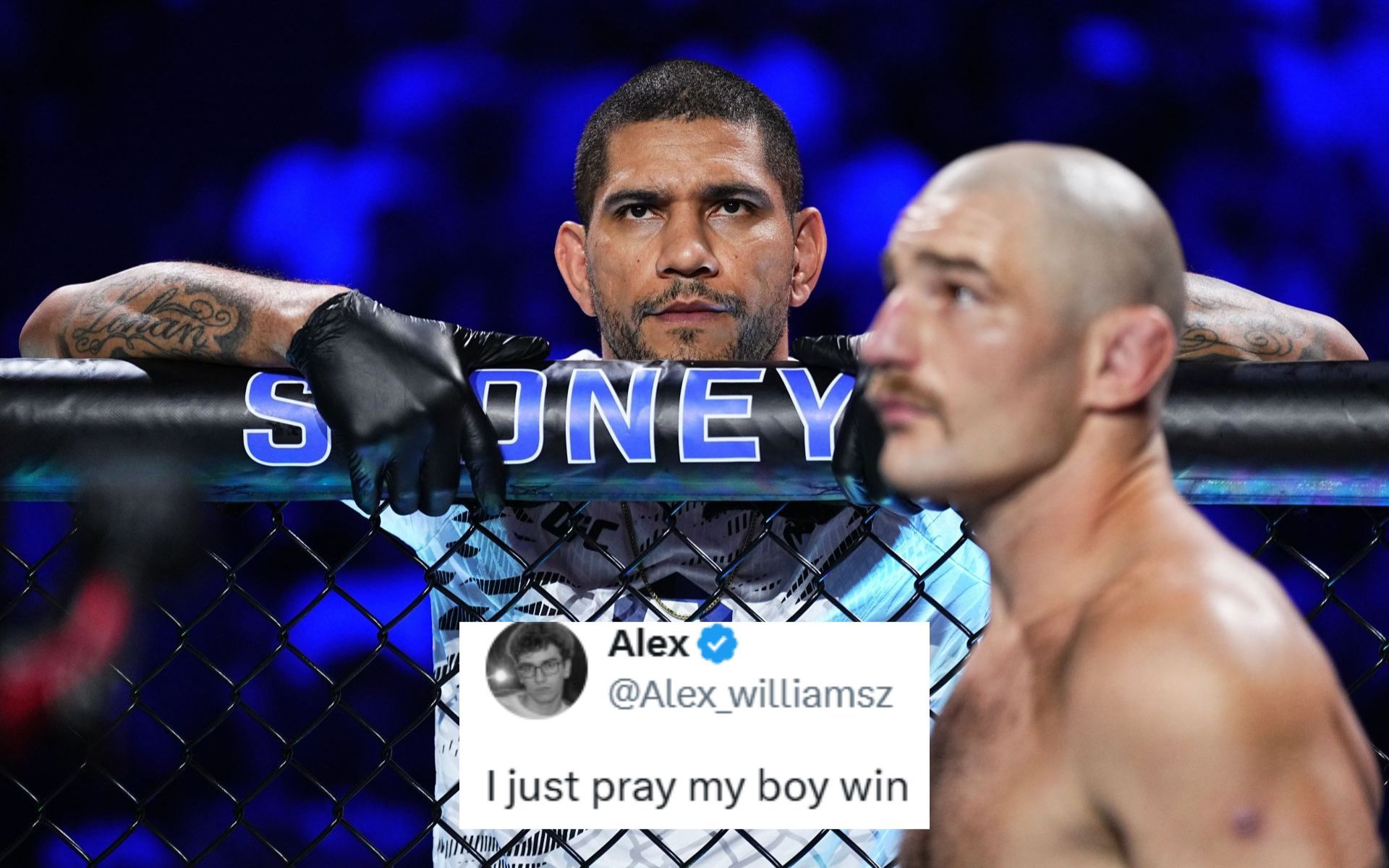 "Lol it is the end of Alex's career," "Keeps making bad decisions" - Fans react as Alex Pereira and Sean Strickland train for Magomed Ankalaev rematch
