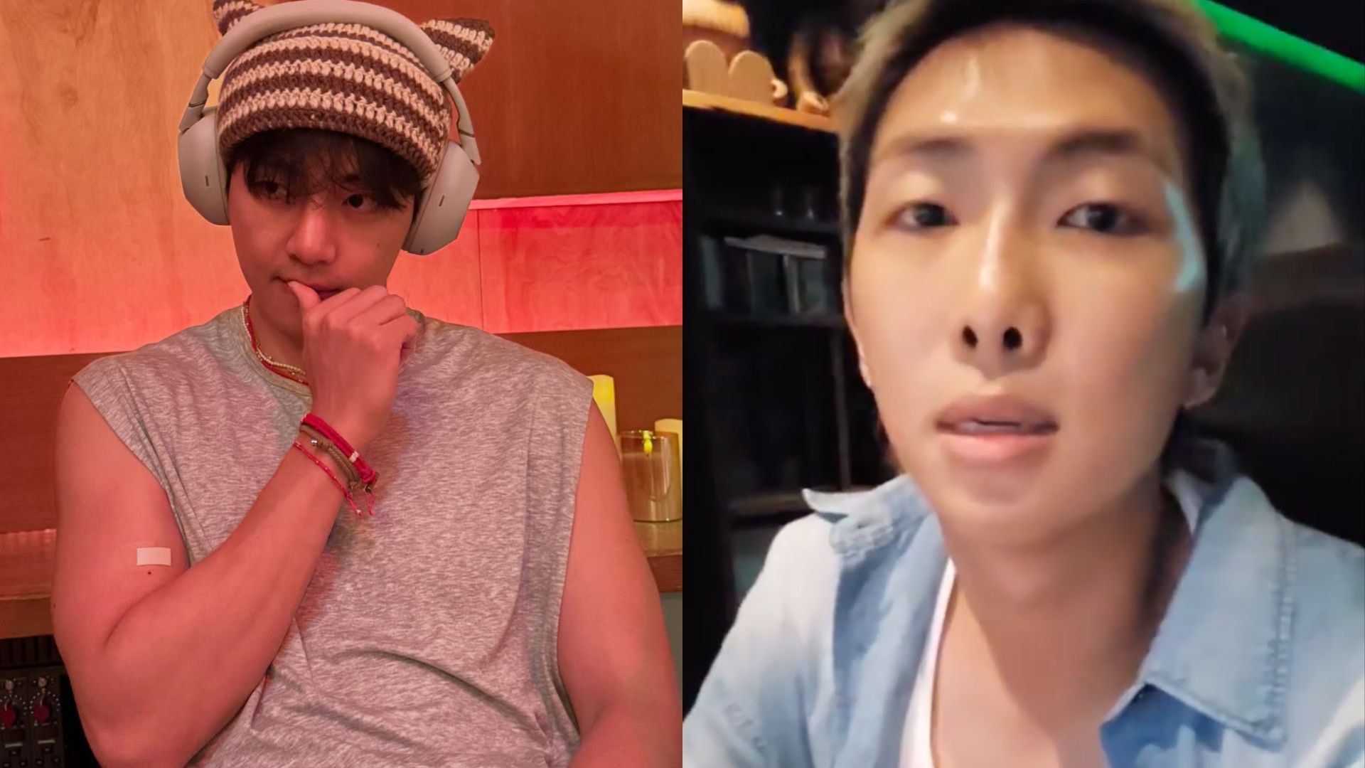 “I will not be surviving this”- Fans lose it over BTS’ Taehyung’s bodybuilder ambition and RM’s approval