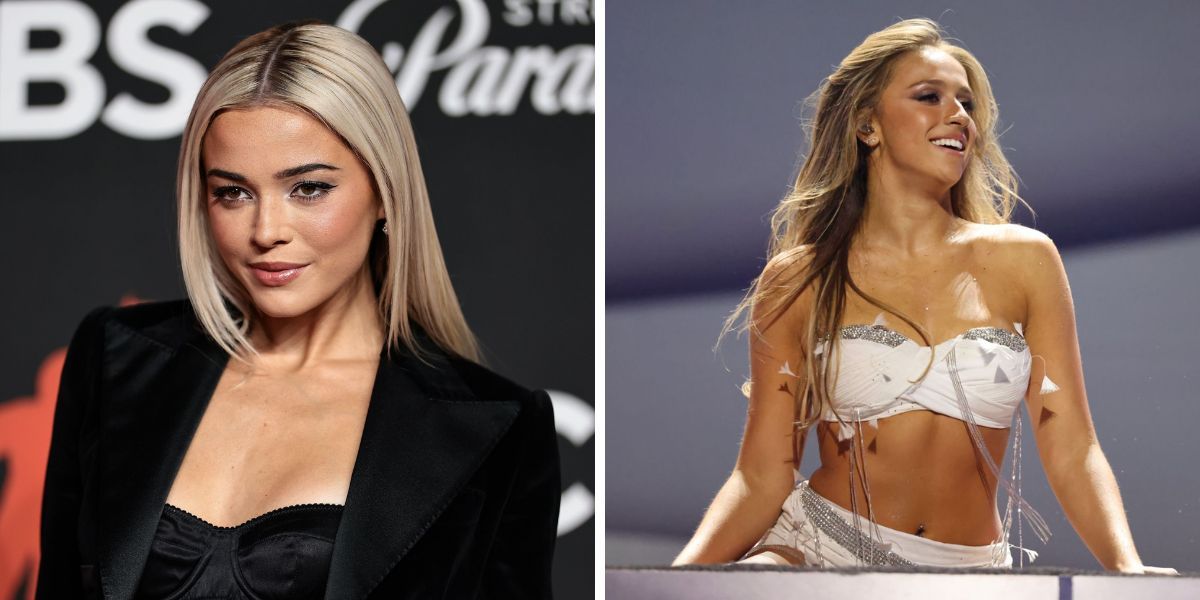 Olivia Dunne gets stunned by Tate McRae's bold show stopping performance at VMAs