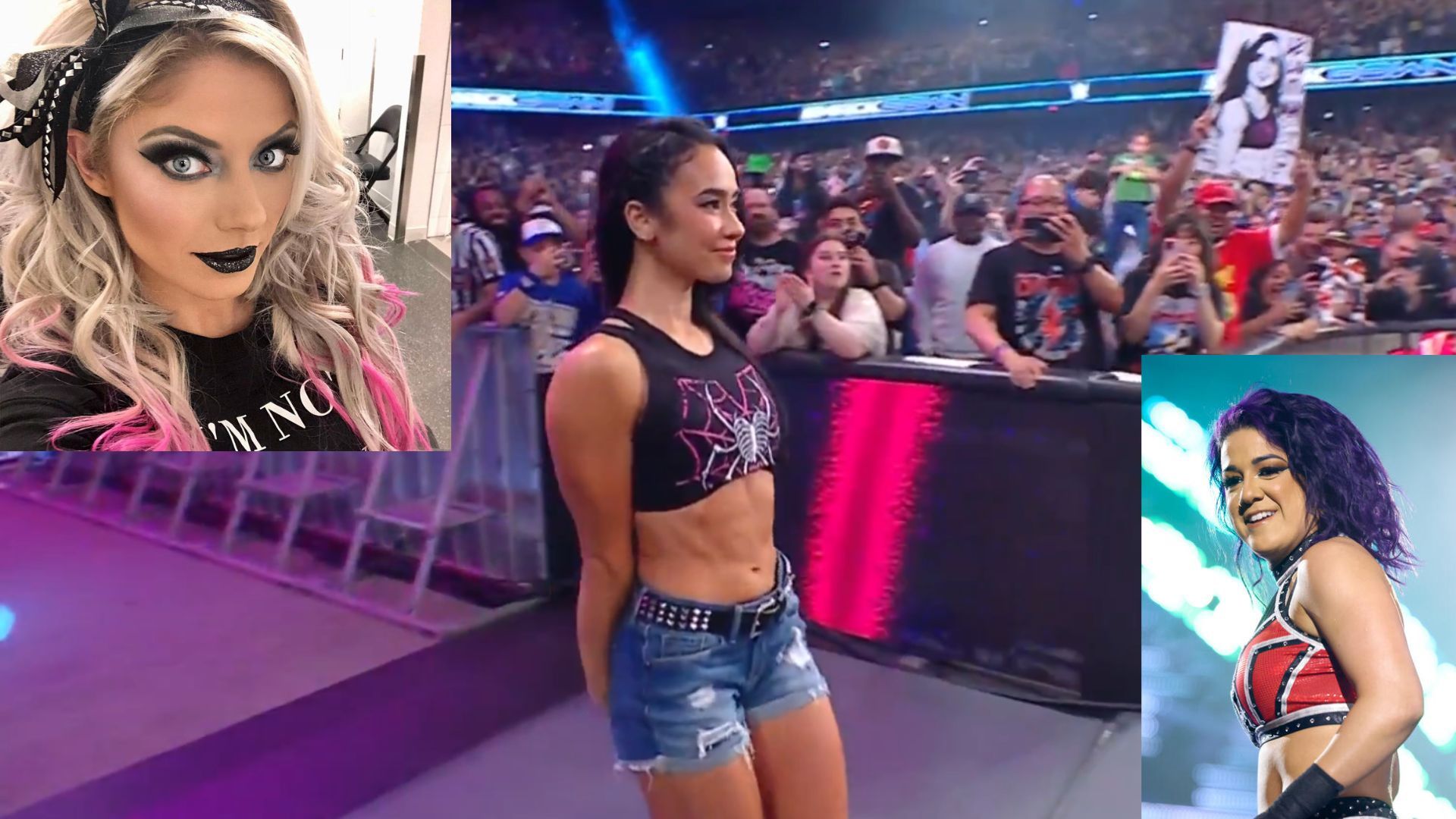 Alexa Bliss, Bayley, Naomi, and other WWE stars react after AJ Lee finally returns to the ring