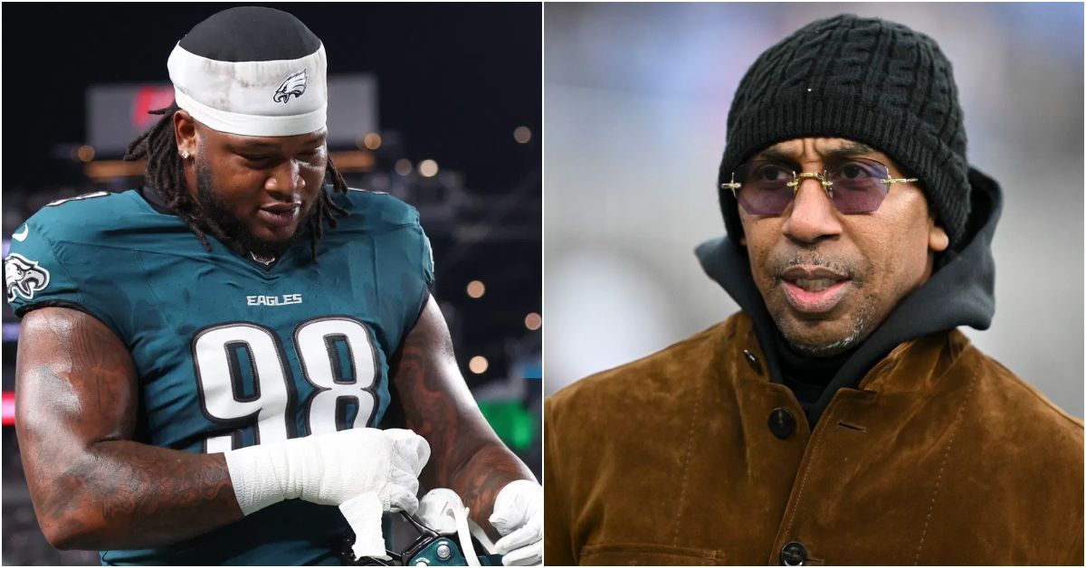 "Suspend that man": Stephen A. Smith flames Jalen Carter as Eagles DE spits on Dak Prescott and gets ejected before first snap of season opener 