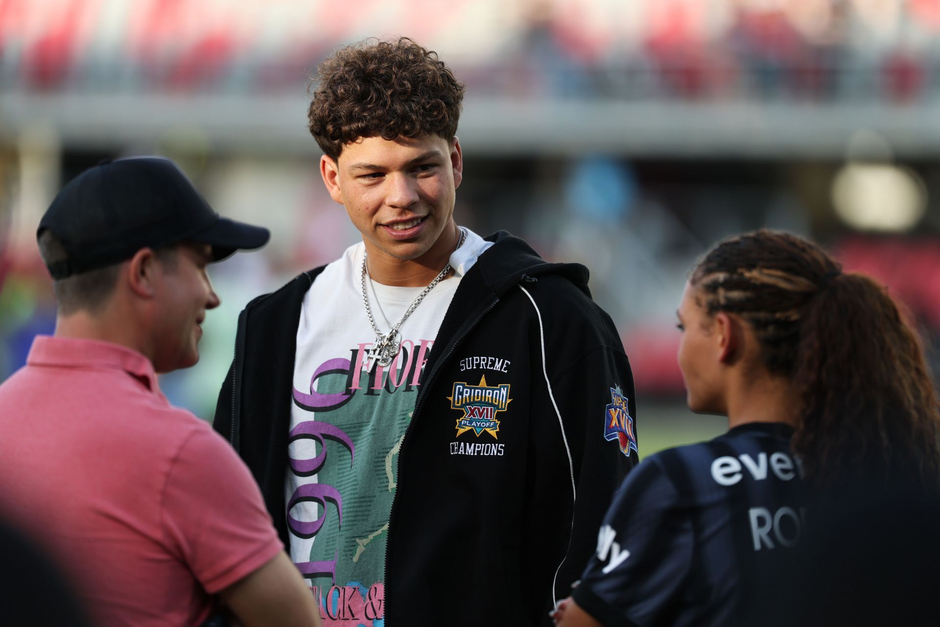 Ben Shelton turns up to cheer for girlfriend Trinity Rodman during her team game against Chicago Stars at NWSL 