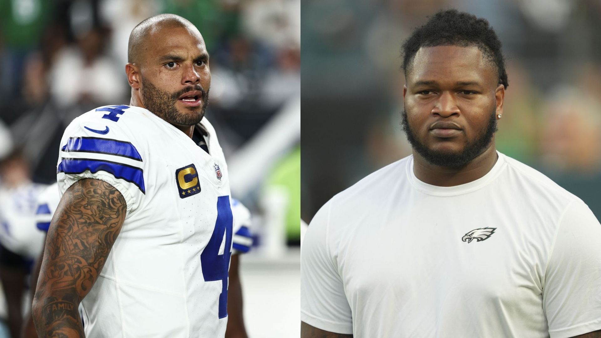 WATCH: Viral unseen video of Dak Prescott spitting on Eagles huddle moments before Jalen Carter's attack against Cowboys QB