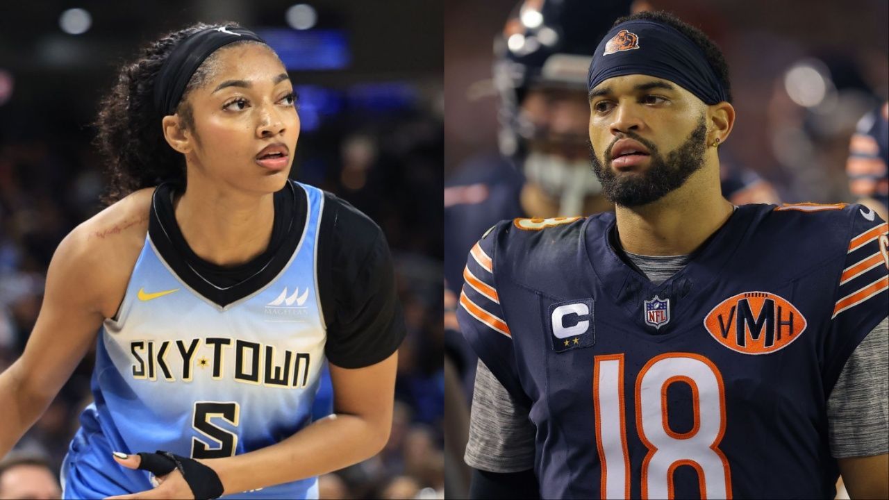 "This is why he played terrible yesterday" - WNBA fans react to Angel Reese endorsing Caleb Williams’ suicide prevention nail art