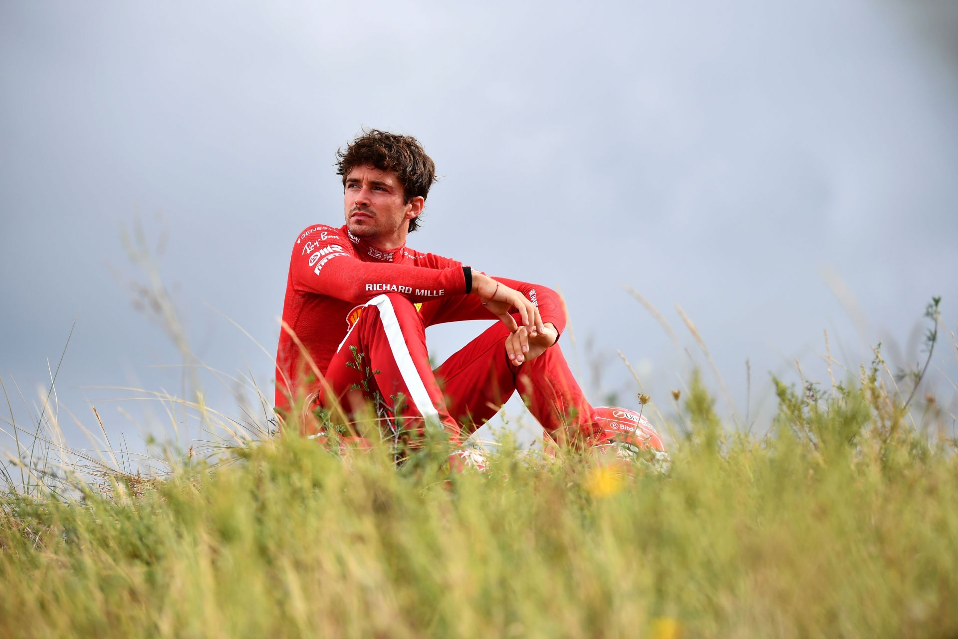 Charles Leclerc reacts to Kimi Antonelli ending his F1 Dutch GP podium hopes with a race ending collision