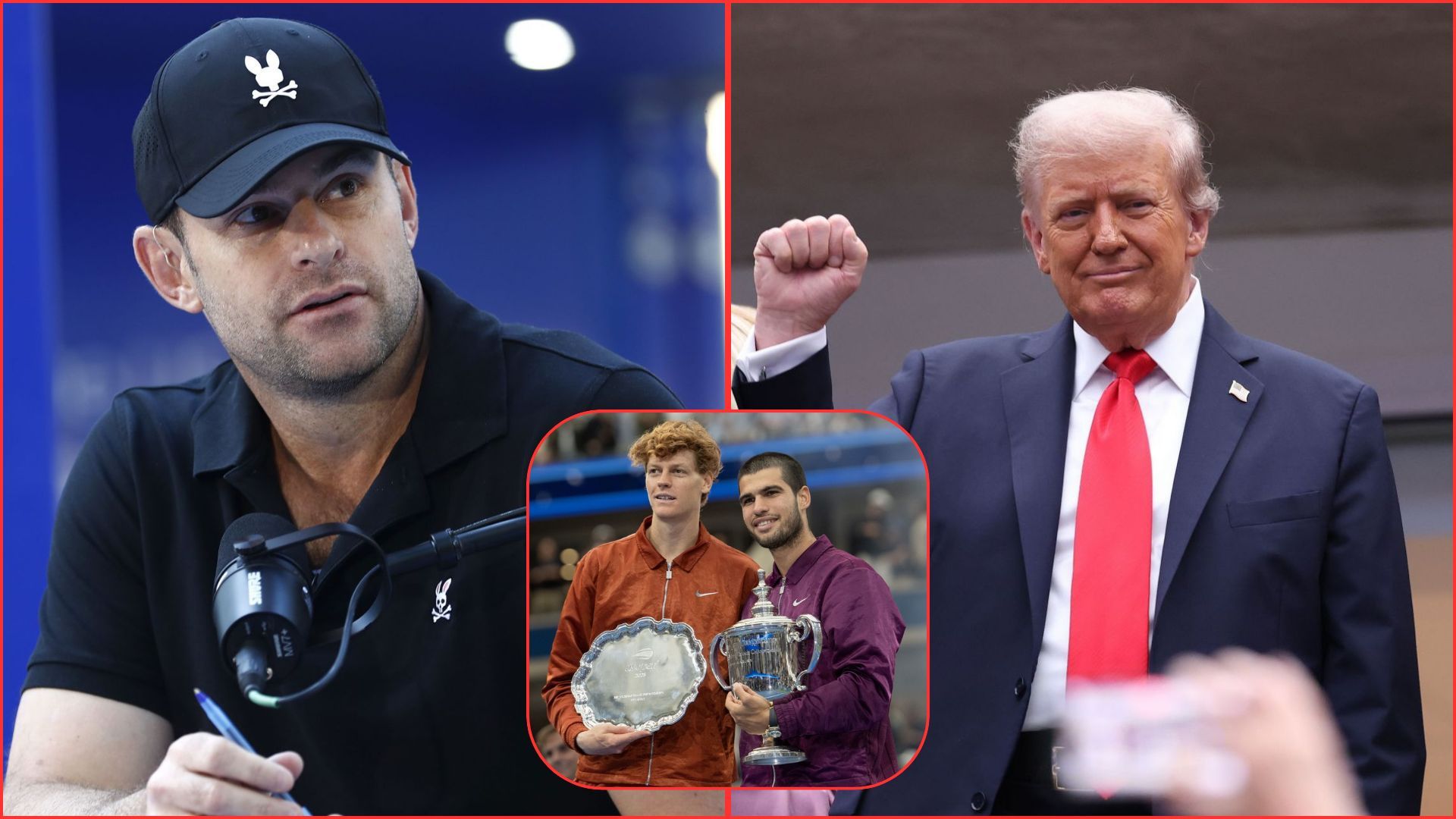 "I saw no less than 47 machine guns" - Andy Roddick opens up about Donald Trump causing 'strange' scenes & delay during US Open final