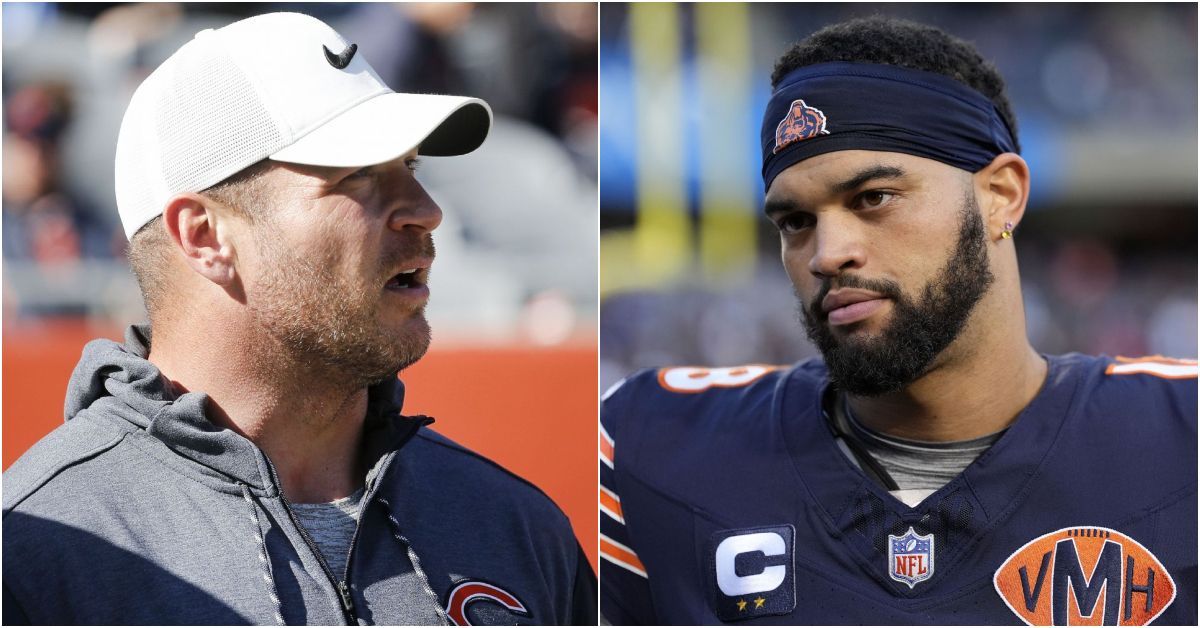 "Brian Urlacher never wore nail polish or makeup": NFL fans troll Caleb Williams for rocking Bears legend's jersey as pregame outfit for MNF