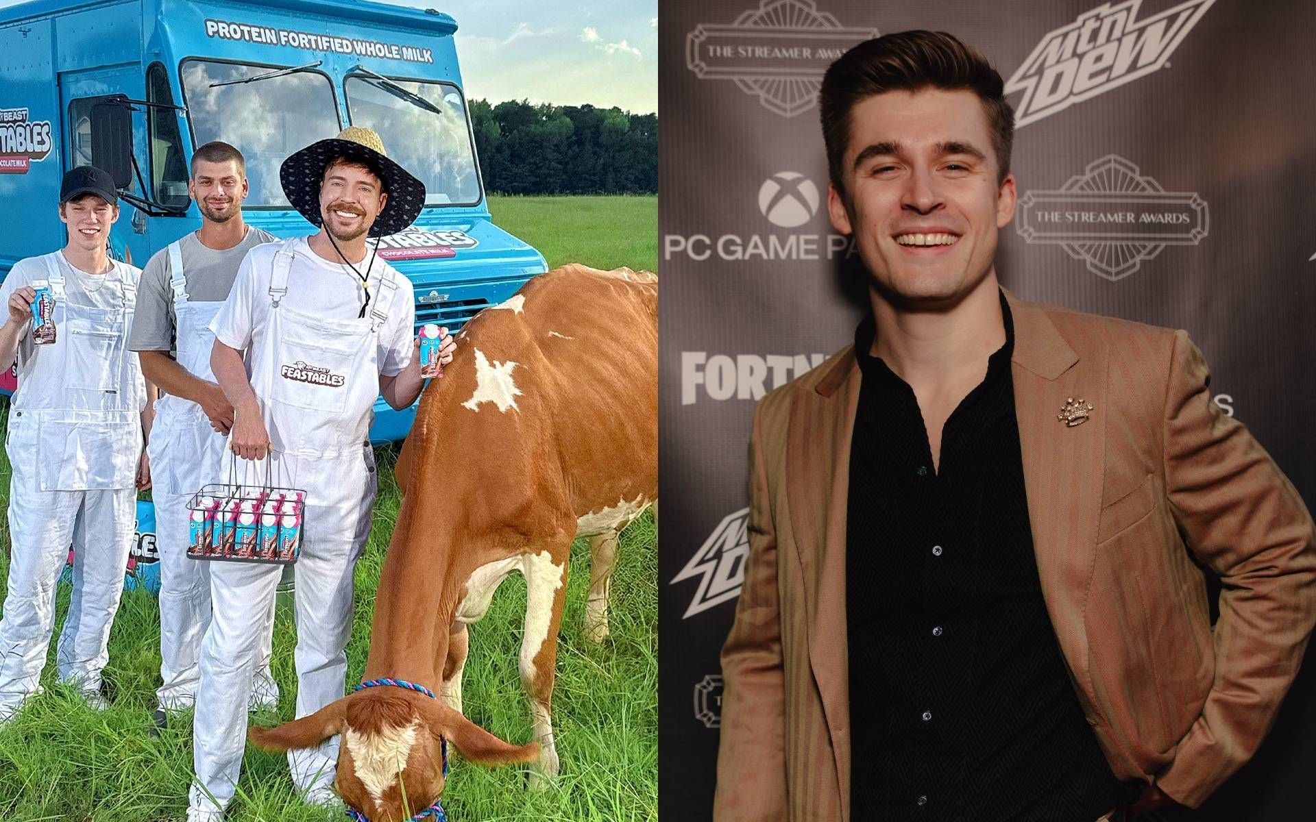 "That tastes like s**t from a b*tt": Ludwig's comments about MrBeast's Feastables Chocolate Milk go viral
