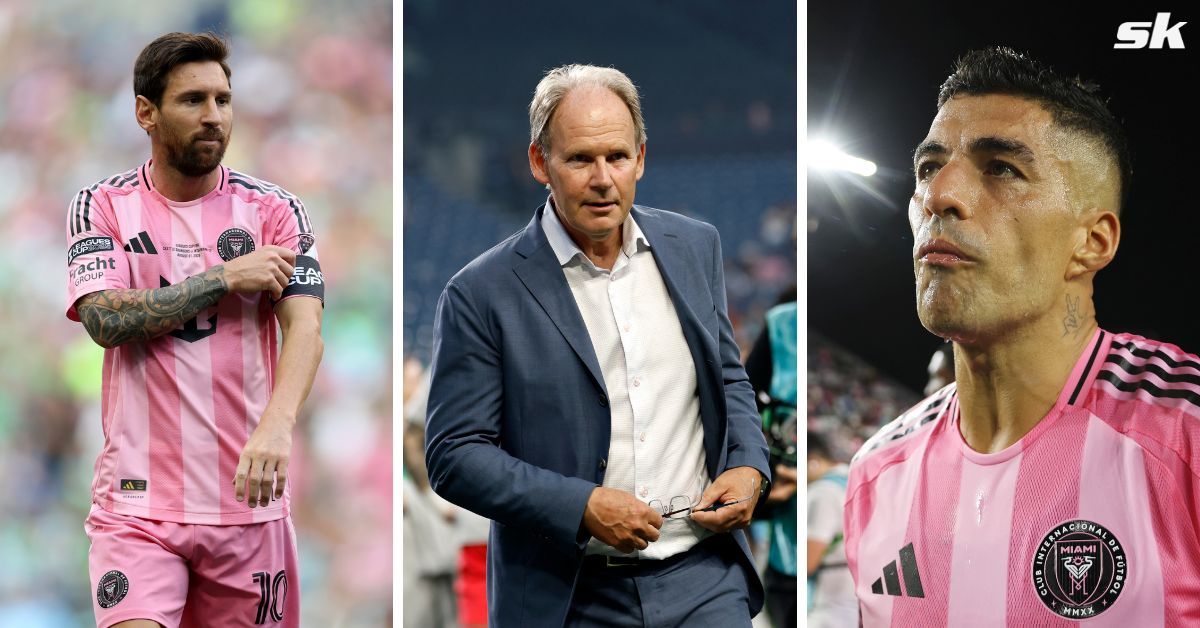 After Luis Suarez appeared to spit on staff members, Seattle Sounders’ head coach reveals what happened during chat with Lionel Messi 