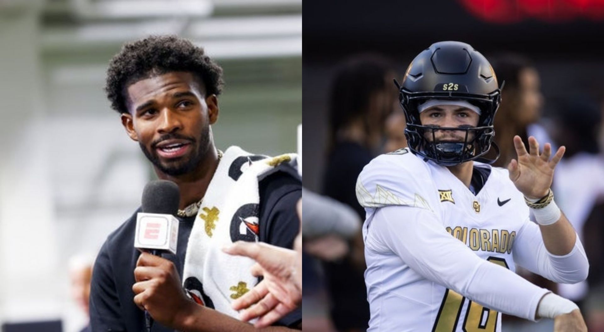Shedeur Sanders makes feelings known on Colorado QB Ryan Staub using his iconic watch flex celebration during win vs. Delaware