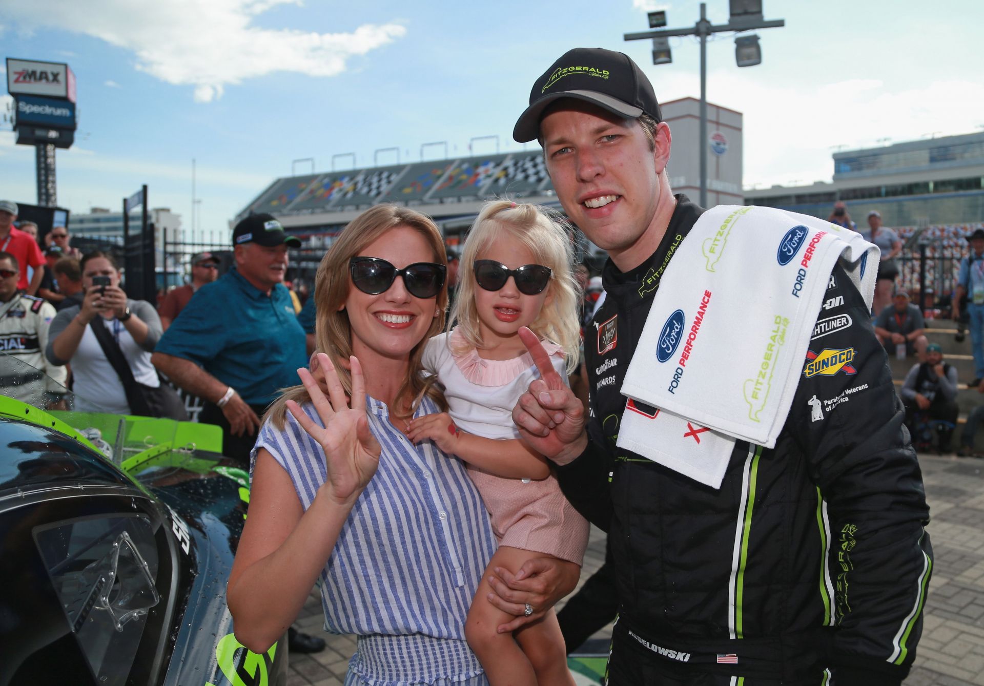 Brad Keselowski announces the arrival of newest family member with adorable family picture 