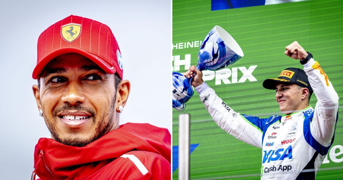 Isack Hadjar responds to receiving Lewis Hamilton’s ultimate praise after maiden podium at Zandvoort