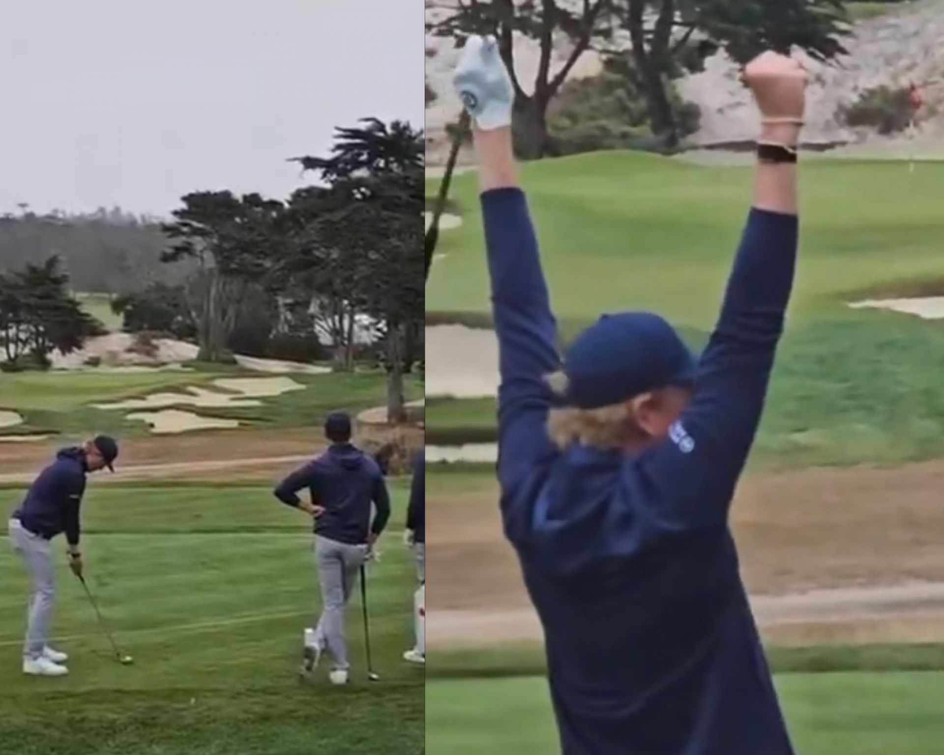 WATCH: LIV star Ian Poulter’s son Luke celebrates after making his first-ever ace