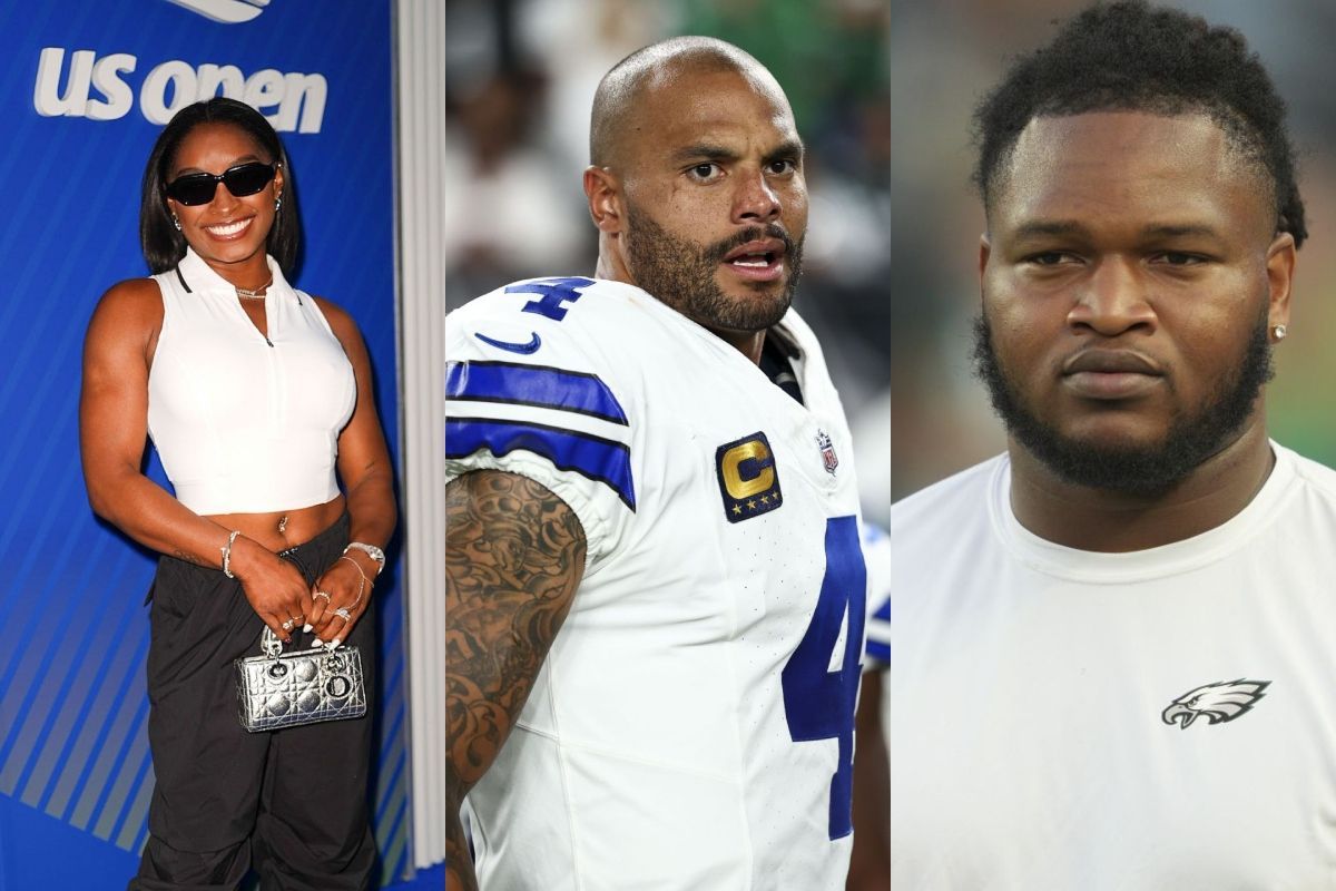 "Football is back"- Simone Biles reacts to Jalen Carter and Dak Prescott controversy amid hype around Eagles Vs Cowboys season opener 