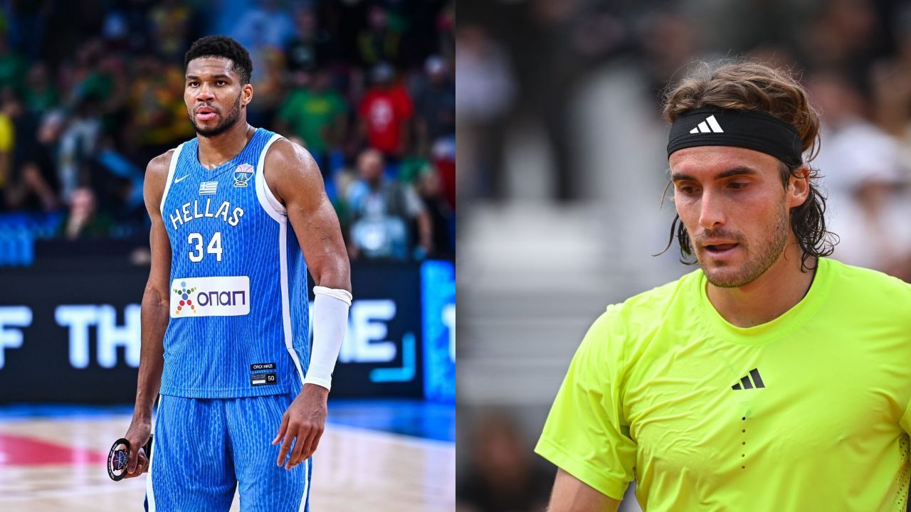 Giannis Antetokounmpo's compatriot Stefanos Tsitsipas sends message to Greek NBA superstar ahead of EuroBasket SF vs Turkey