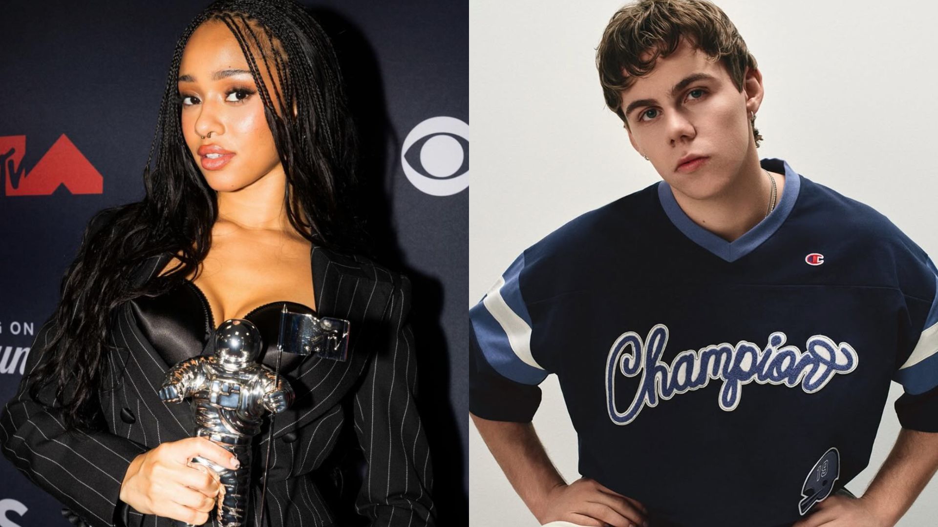"Not the job application": Internet reacts as KATSEYE's Manon hilariously shuts down dating allegations with Kid Laroi following MTV VMAs after party