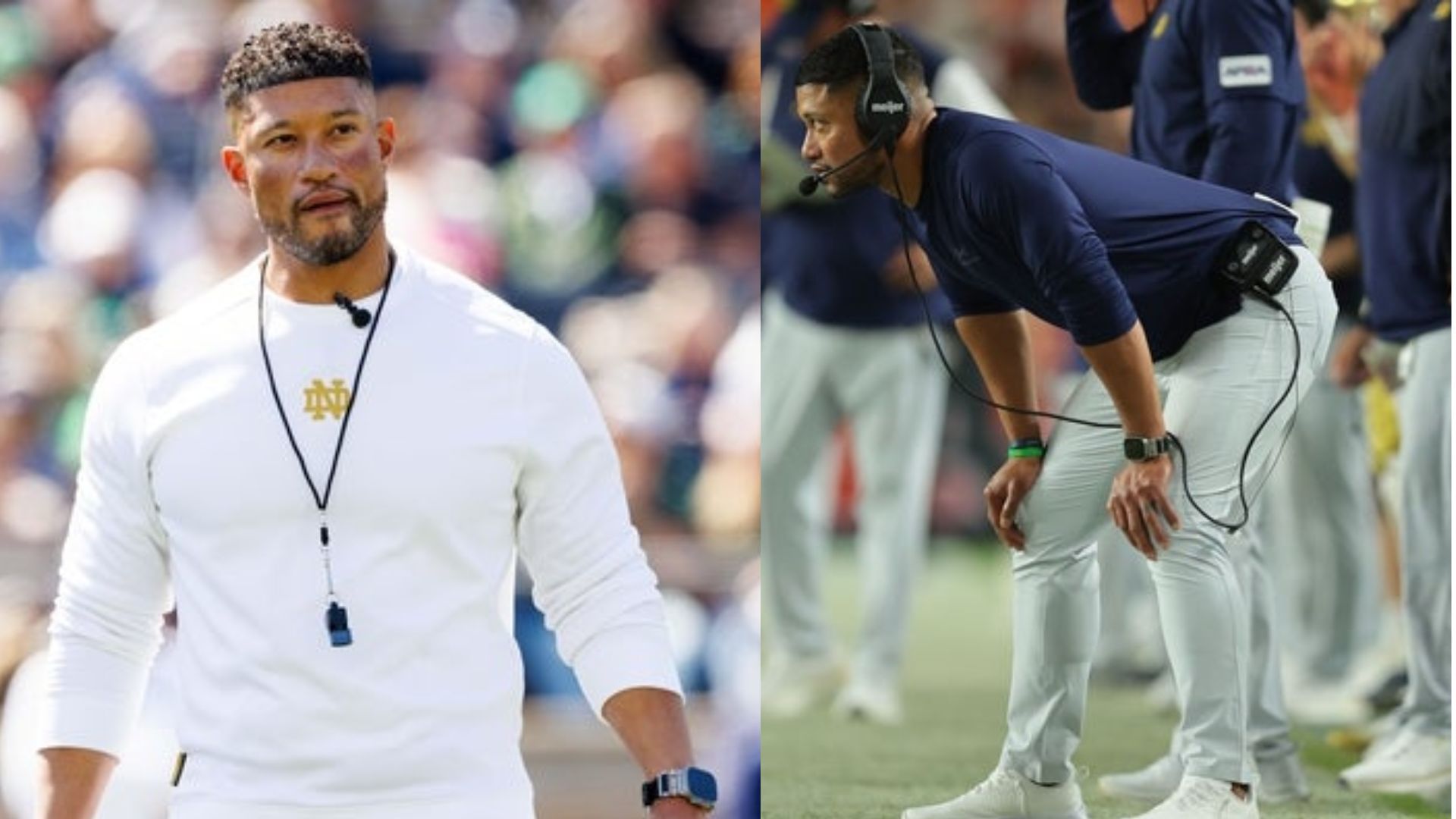 “Win was expected but Carson Beck was UNREAL”: CFB fans react to Notre Dame HC Marcus Freeman’s speech after losing against Miami
