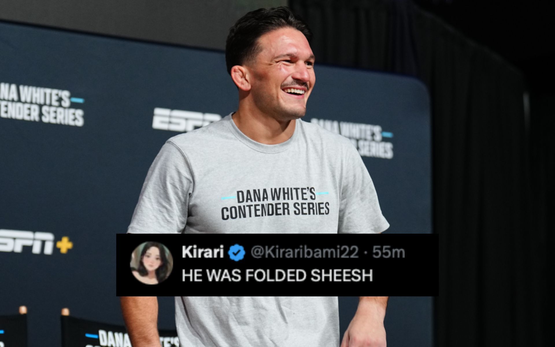 "Absolutely FOLDED" - Fans react to Jean-Paul Lebosnoyani's insane KO victory over Jack Congdon at DWCS 80