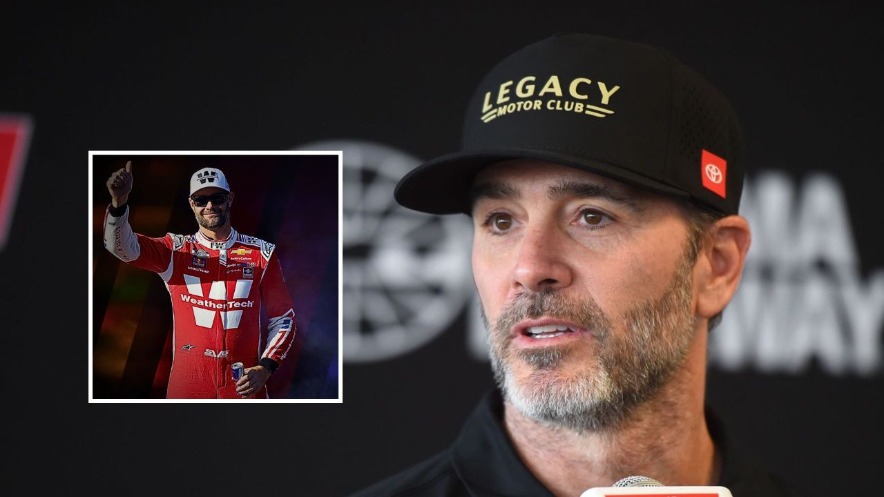 Jimmie Johnson says it’s “tough to put the GOAT tag” on Shane van Gisbergen