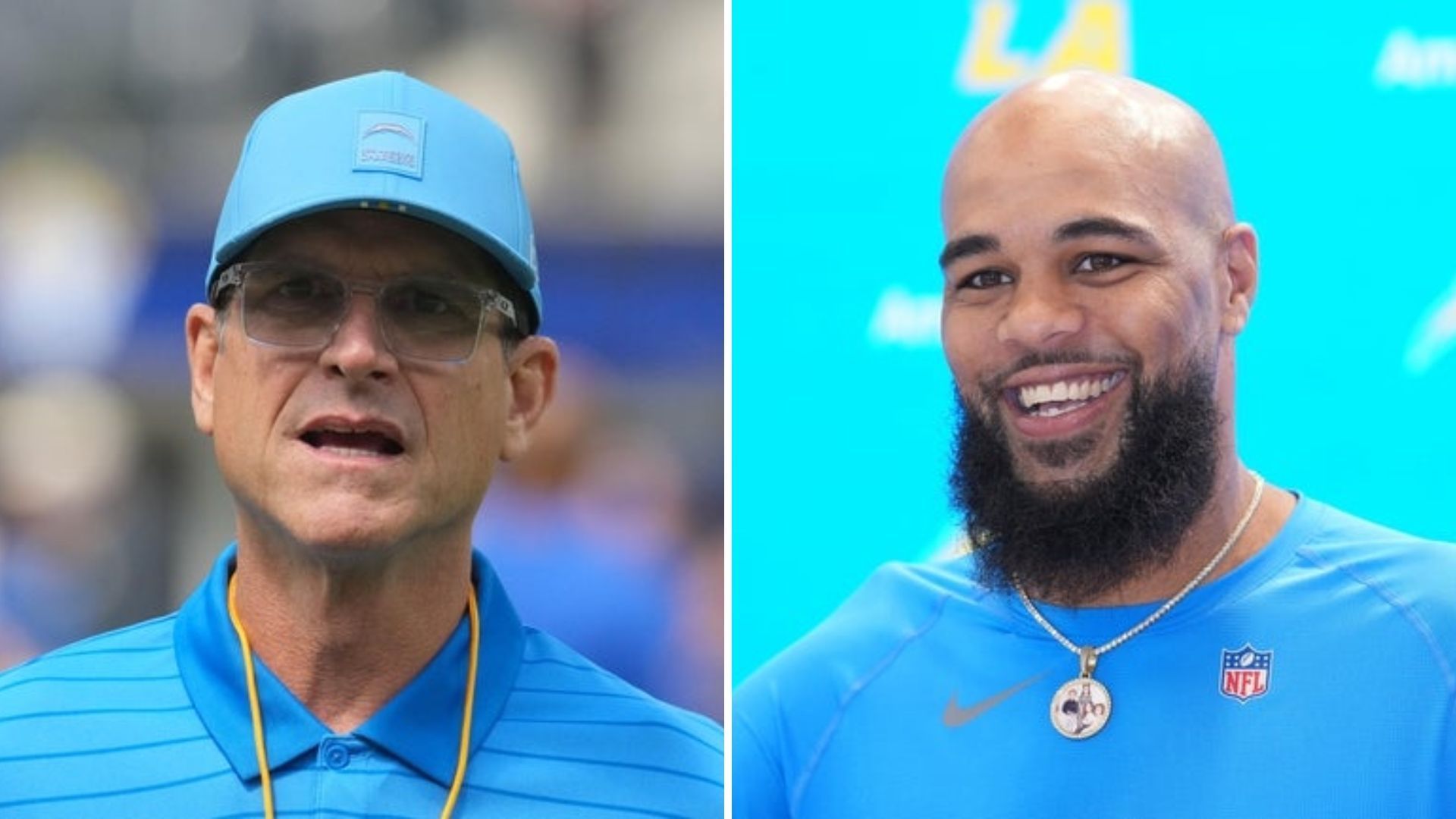 Chargers HC Jim Harbaugh makes feelings known on Keenan Allen being voted captain after WR's return to LA