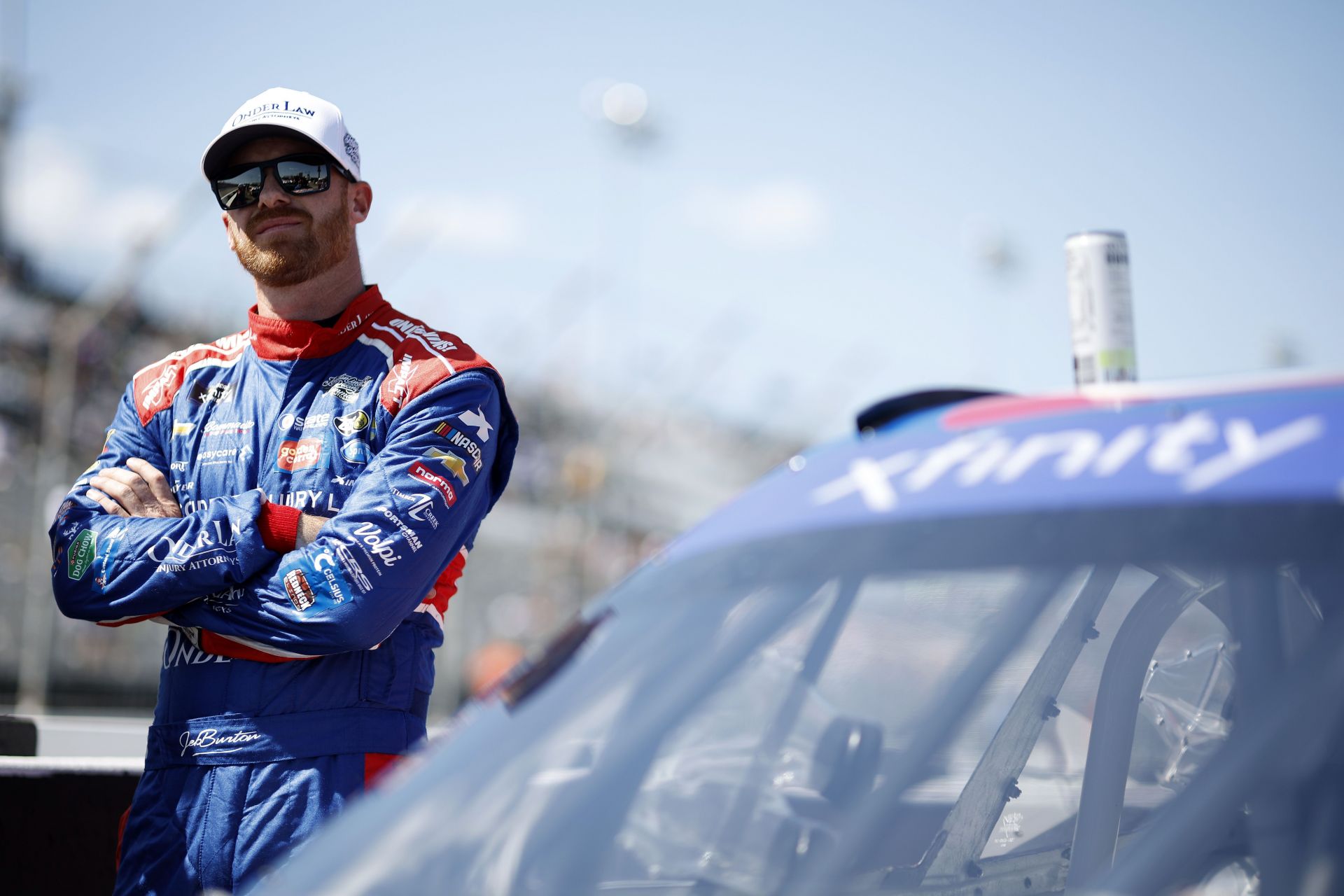 Jeb Burton makes feelings clear after a hard hit at WWTR derailed his playoff hopes