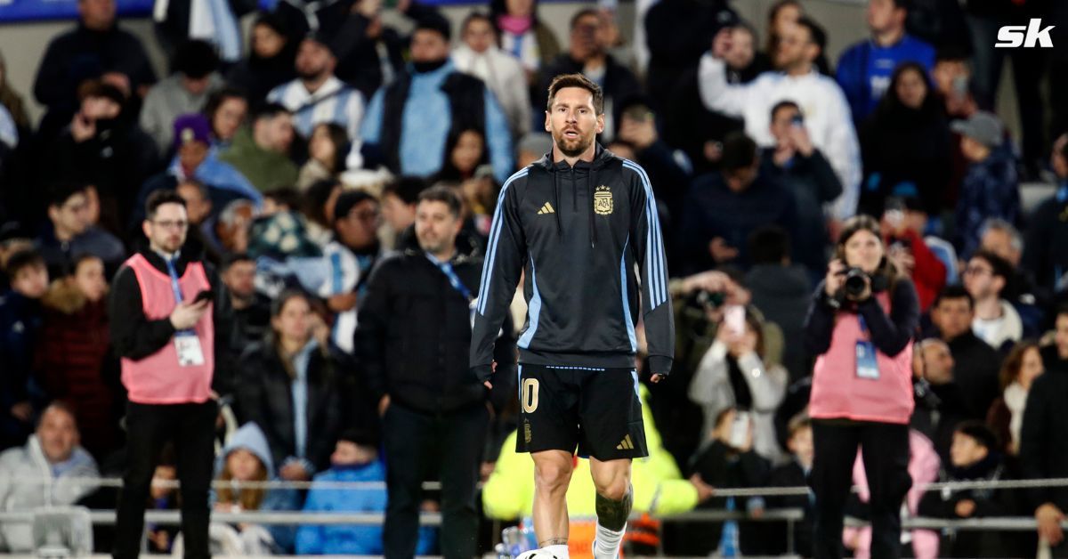 Lionel Messi left in tears as La Albiceleste supporters chant his name in his last official game for Argentina in the country