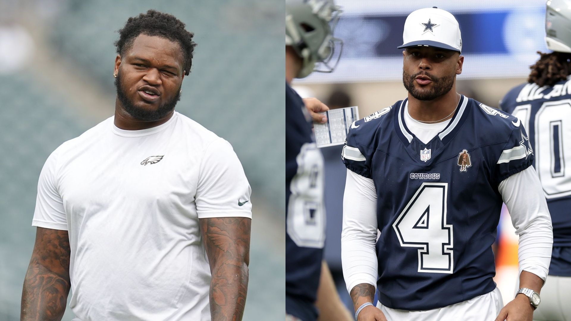 “Suspend that clown”: NFL fans rip Jalen Carter after Eagles DT gets ejected for spitting on Dak Prescott during Cowboys vs. Eagles game