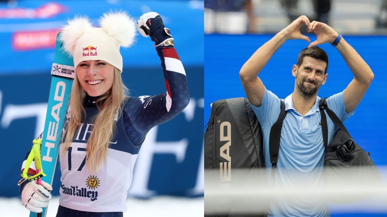 Lindsey Vonn reacts to Novak Djokovic's message after losing to Carlos Alcaraz at the US Open