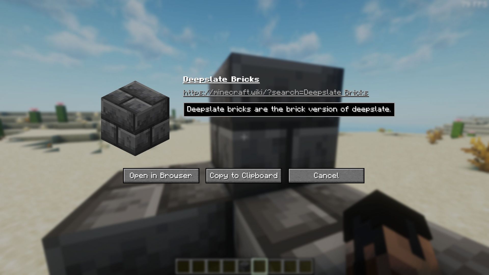 This Minecraft mod adds Wiki to your game