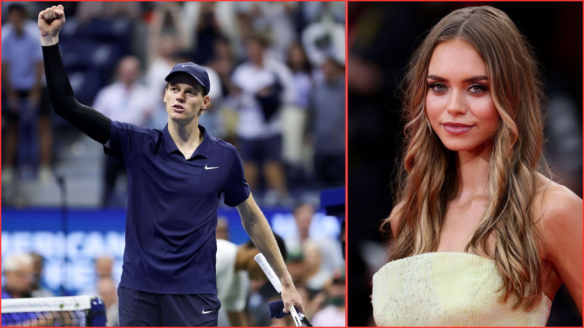 "Let her be his good luck charm" - Jannik Sinner's rumored girlfriend Laila Hasanovic makes fans go crazy as she cheers on Italian during US Open SF