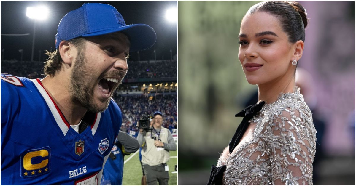 Watch: Unseen video of Hailee Steinfeld cheering for Josh Allen during Bills' sensational 16-point comeback win vs. Ravens 