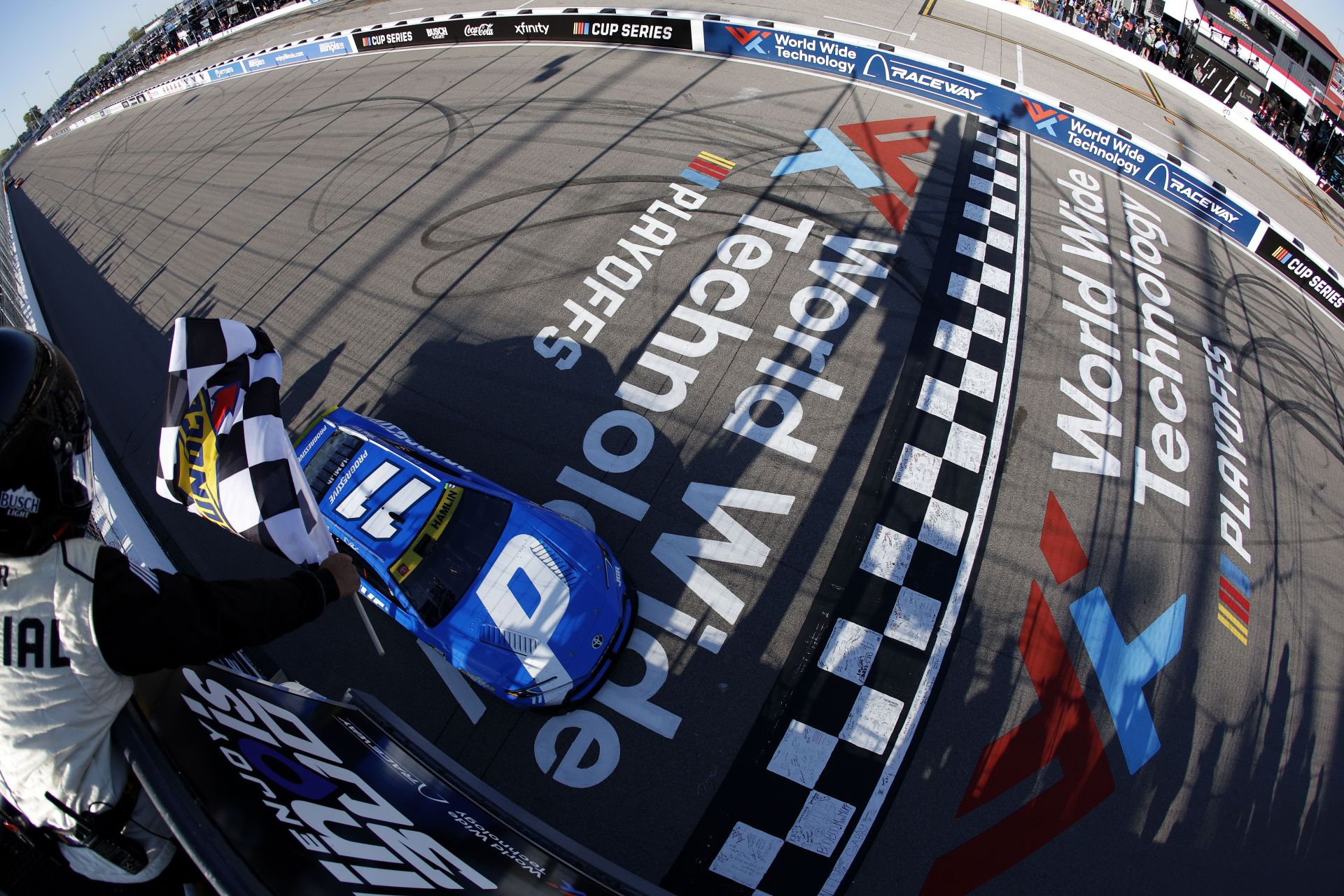 Who won the NASCAR playoff race today at Gateway? Full results from 2025 Enjoy Illinois 300