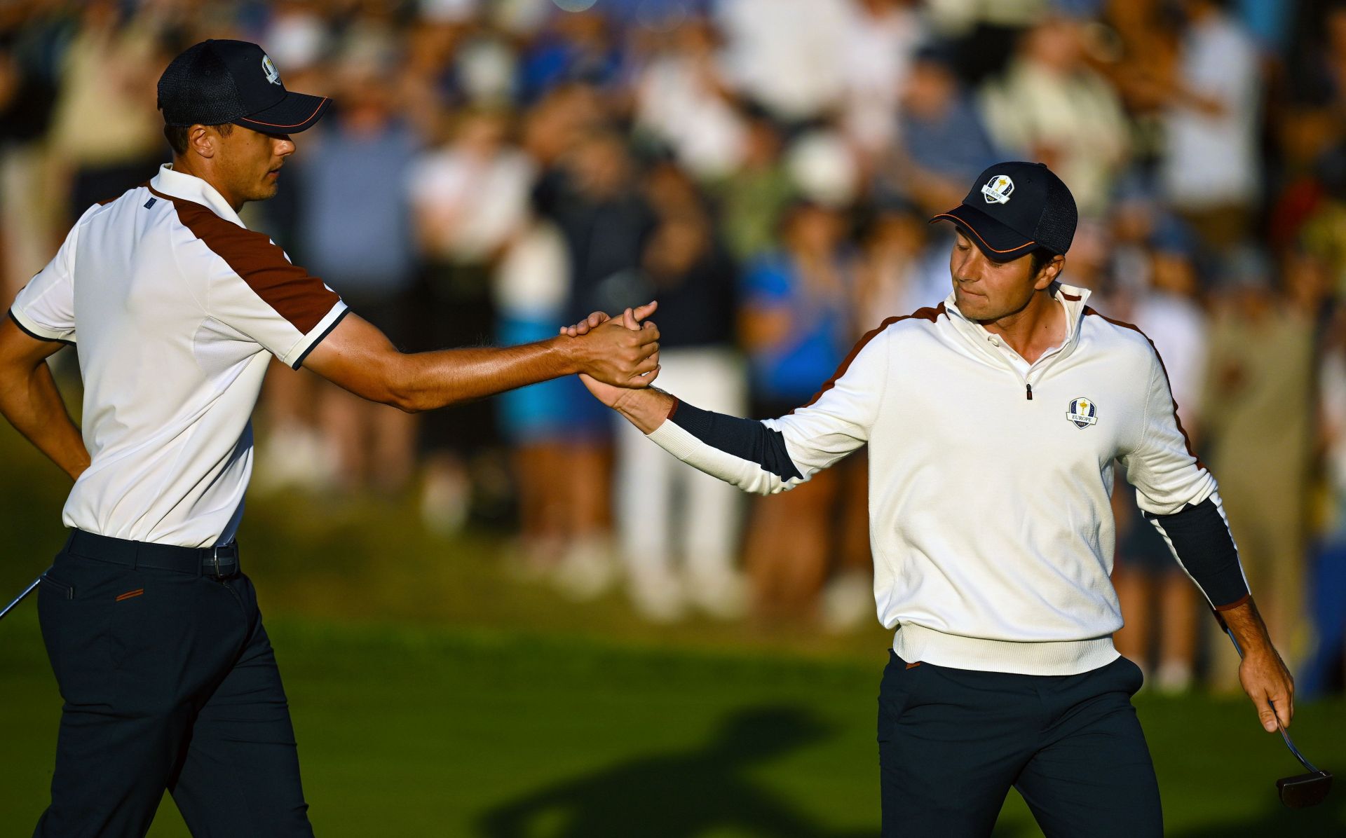 Viktor Hovland jokingly reveals the ‘language’ he spoke with Ludvig Åberg at Ryder Cup