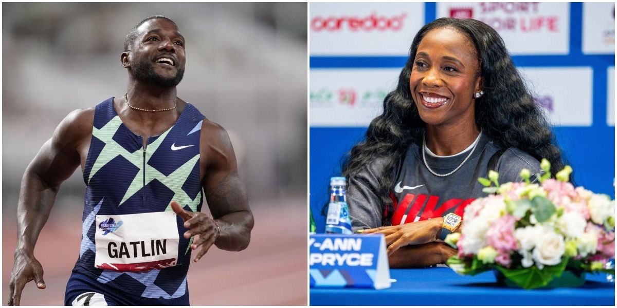 "She is a dog" - Justin Gatlin breaks down Shelly-Ann Fraser-Pryce's podium chances at her final World Athletics Championships