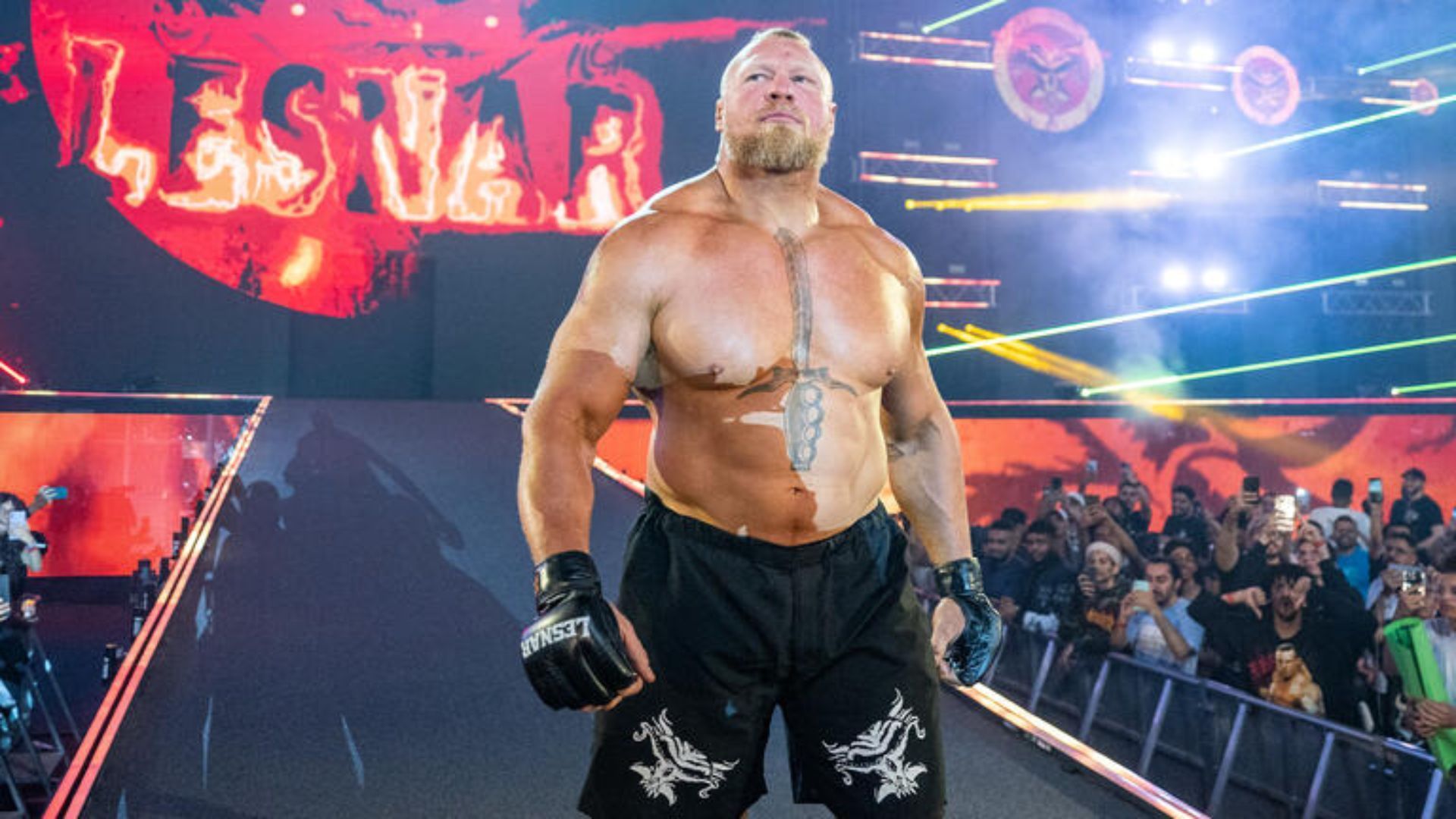Former WWE star reacts to constant Brock Lesnar comparisons: "He's his own beast" (Exclusive)