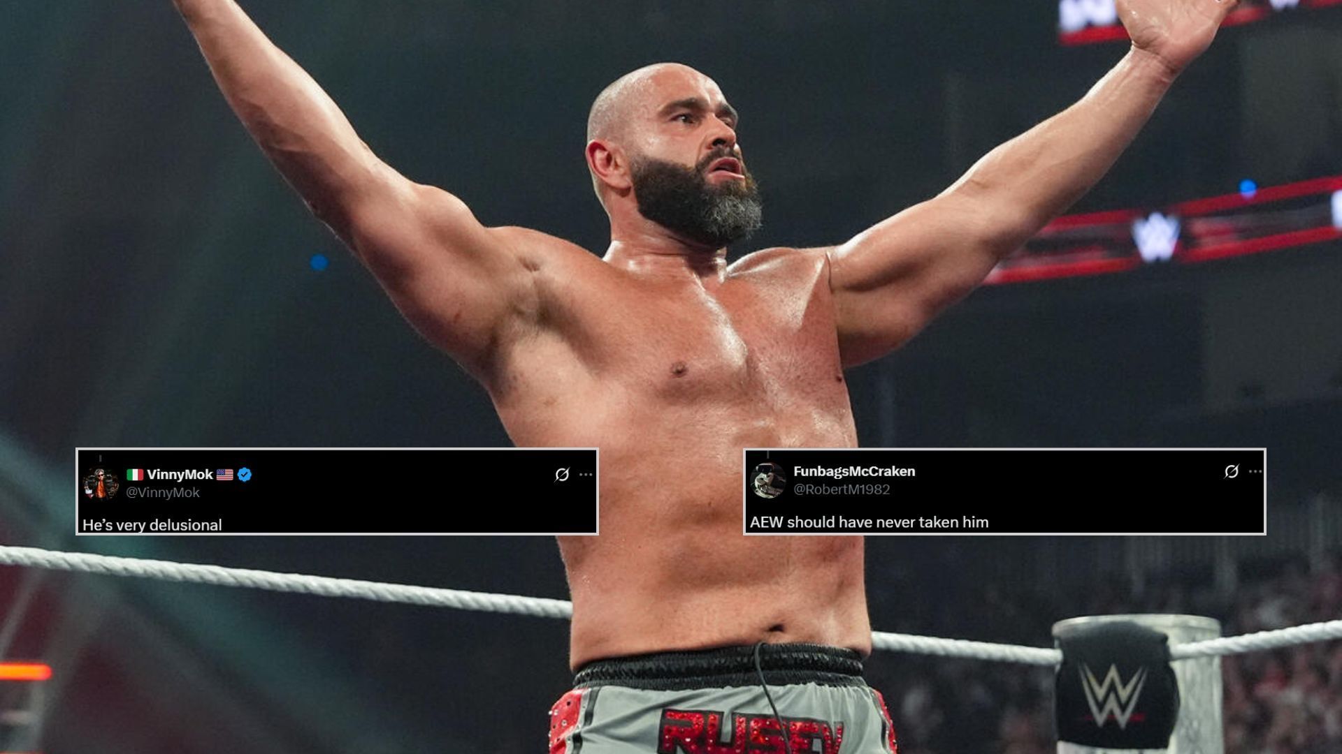 "AEW should have never taken him," "He's very delusional" - Fans left stunned over Rusev's comments on his All Elite Wrestling career