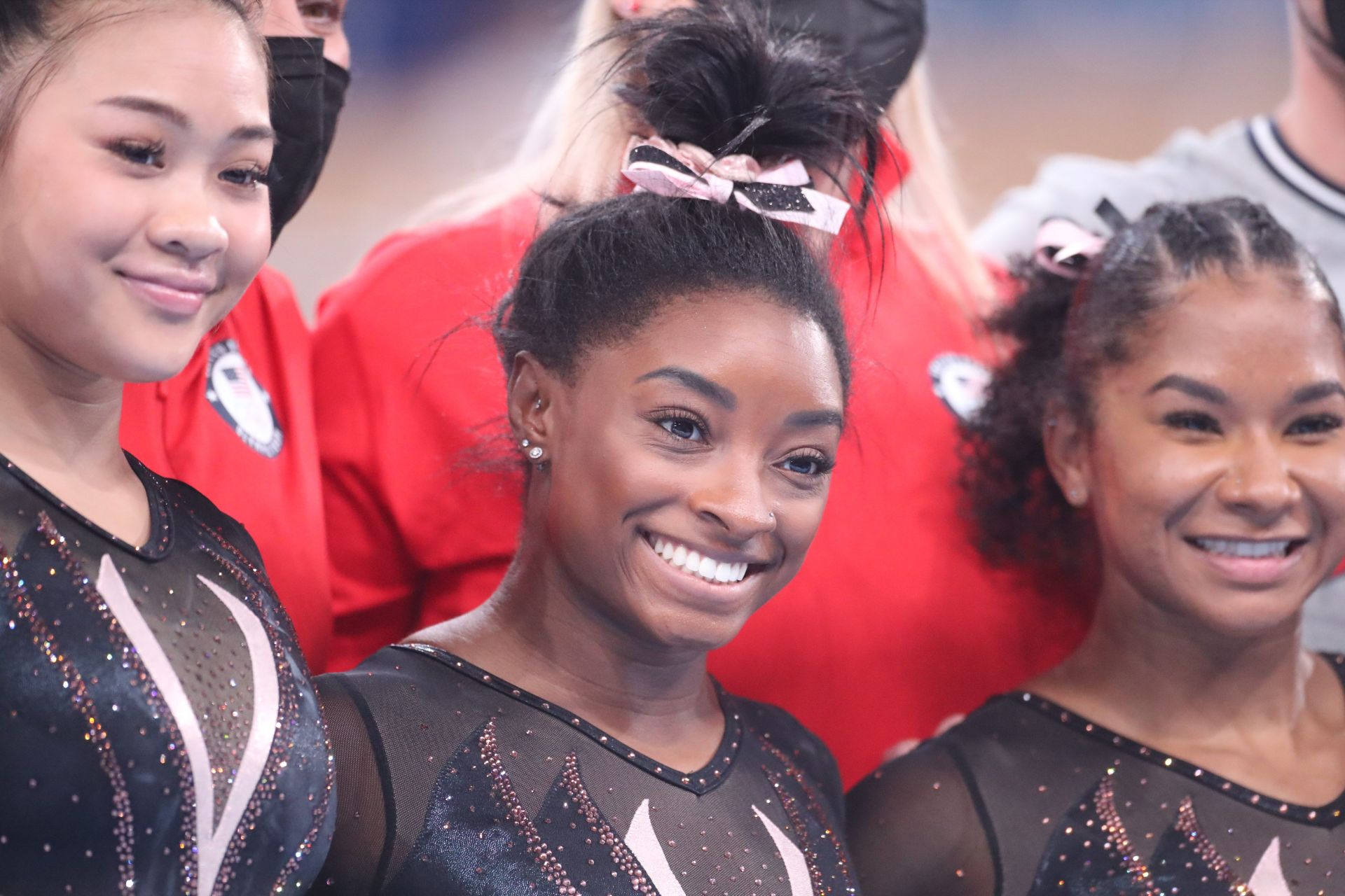 Simone Biles, Suni Lee, Jordan Chiles and Aly Raisman turn heads in stylish fits as they reunite for Audemars Piguet’s 150-year anniversary