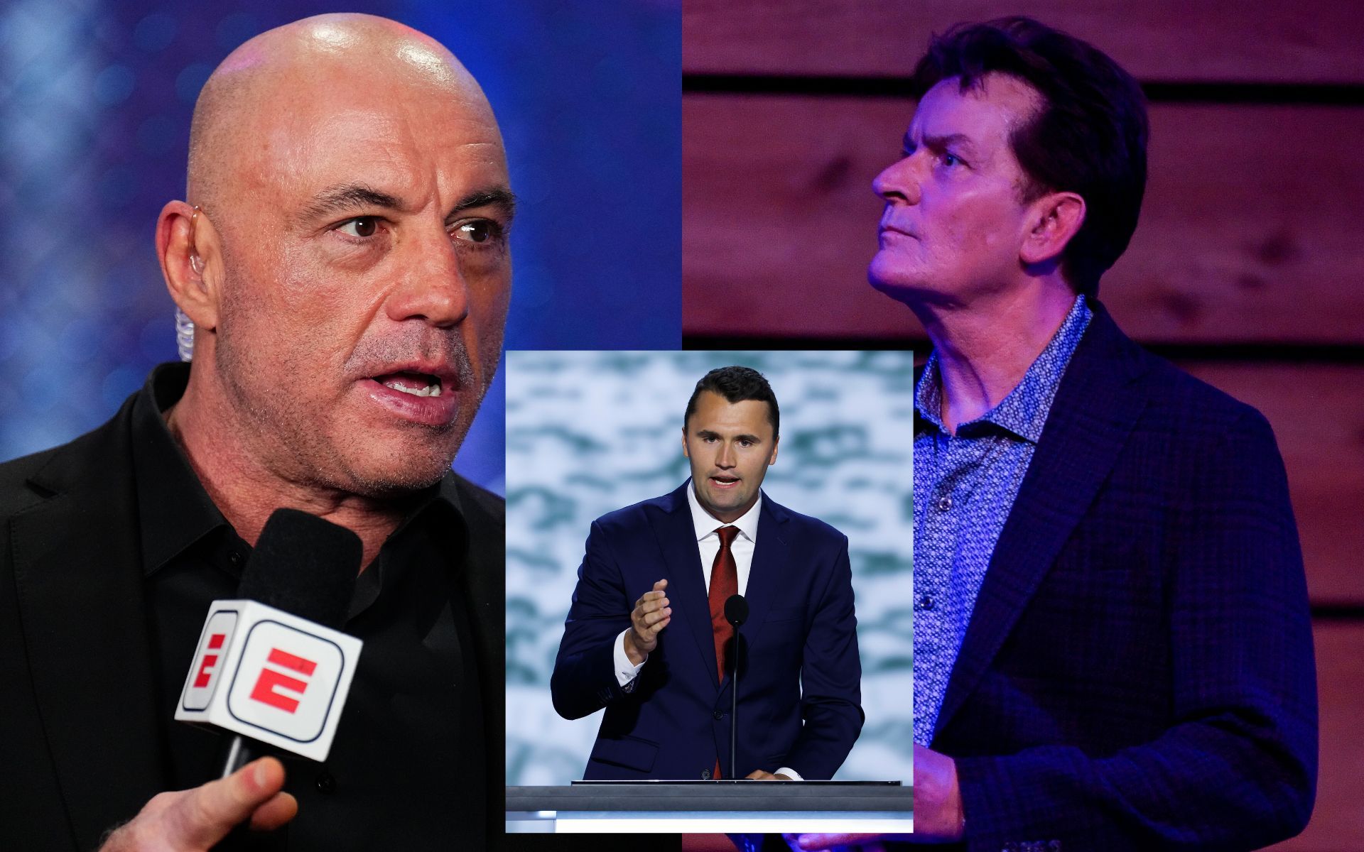 "What a crazy take" - Joe Rogan and Charlie Sheen left dumbfounded by MSNBC's speculation about Charlie Kirk shooting incident