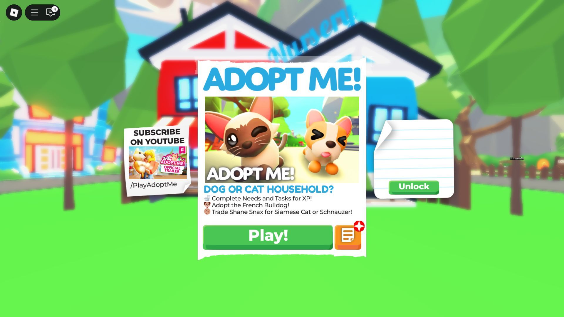 How to adopt Eggnog Dog in Adopt Me