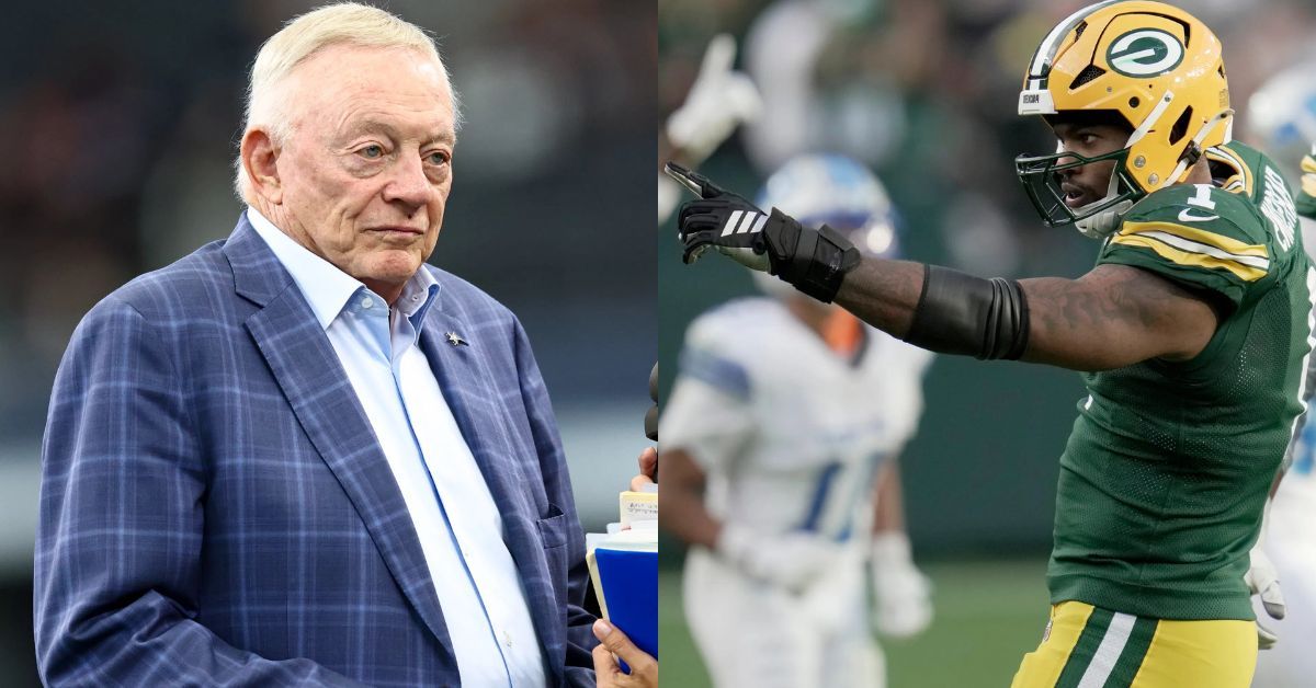 WATCH: Micah Parsons enjoys Jerry Jones being roasted by Packers fans with large chants after 27-18 win over Commanders