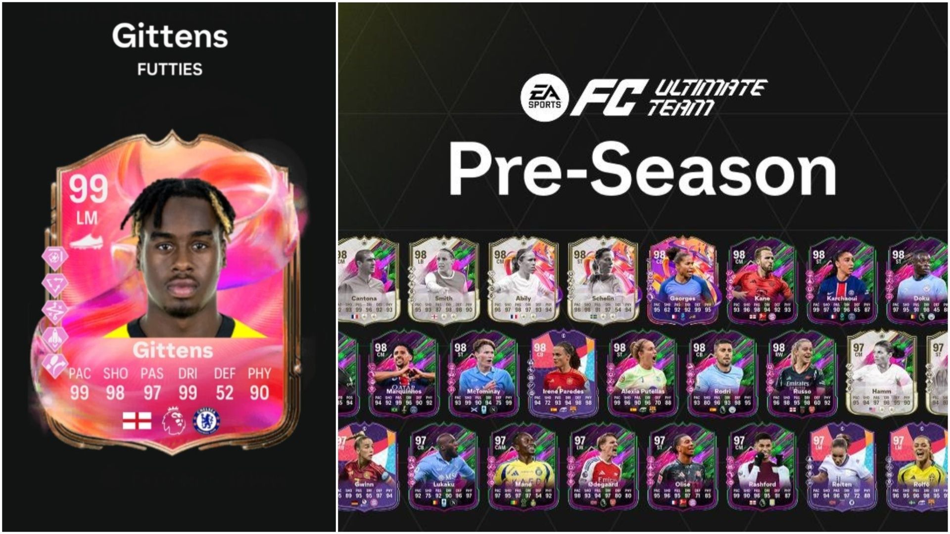 EA FC 25 Jamie Gittens FUTTIES SBC: All tasks and cheapest solutions